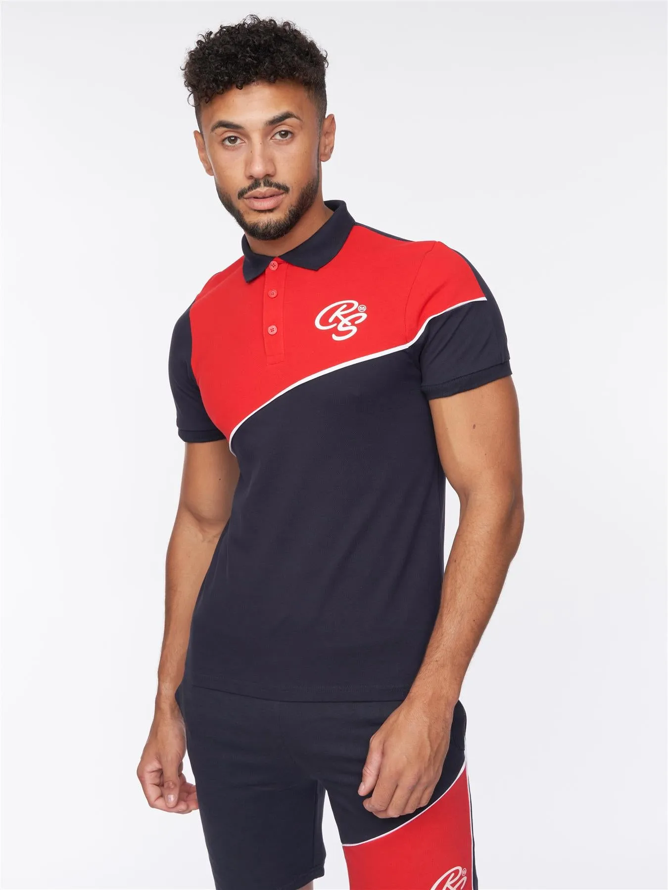 Ventamoore Polo/Shorts Set Navy/Red sold by Brand Corner product image thumbnail 3