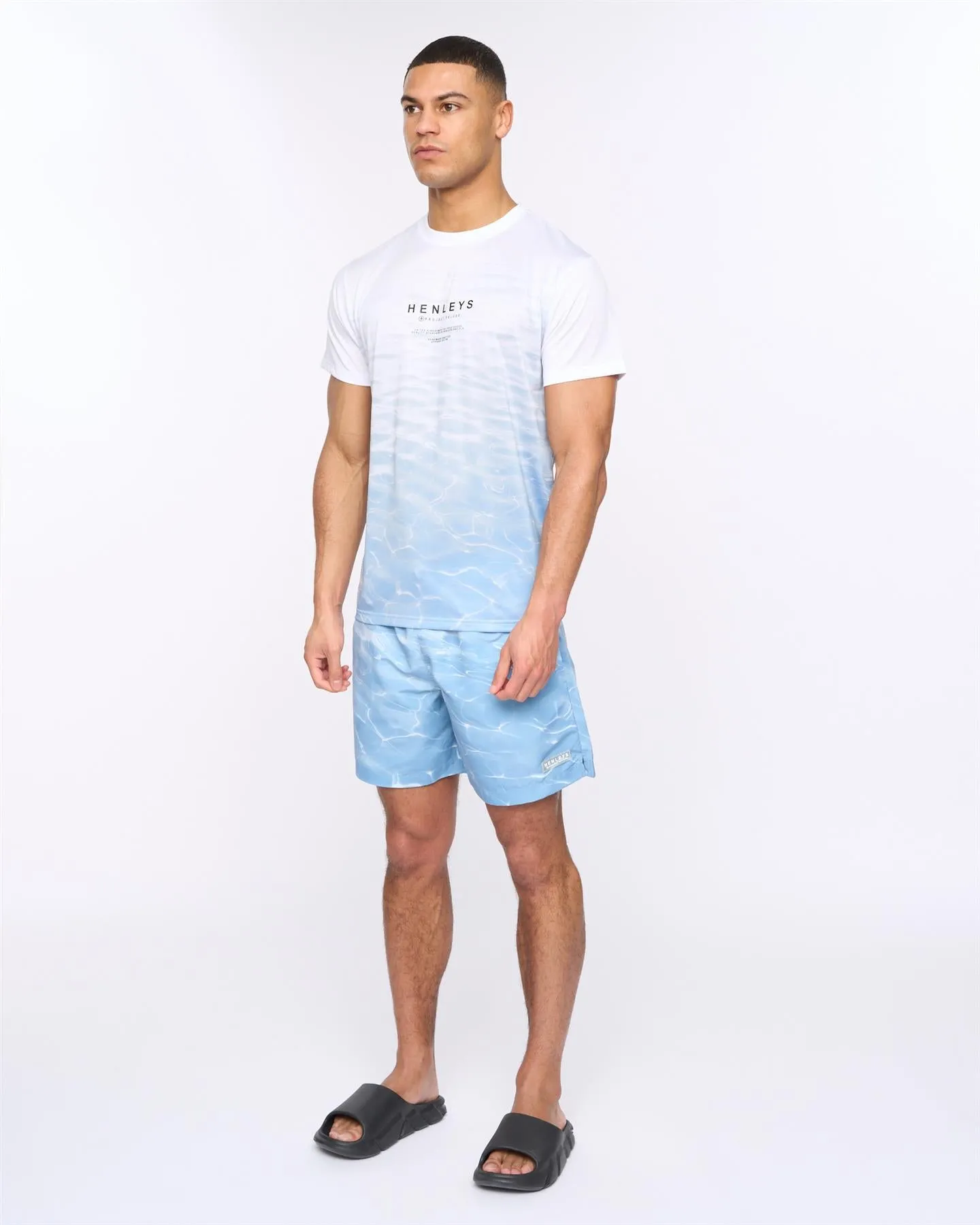 Mens Henpool Swim Shorts Denim Blue sold by Brand Corner product image thumbnail 2