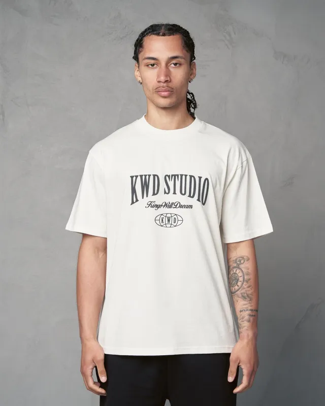 Mens Studio Studios T-Shirt Off White sold by Brand Corner