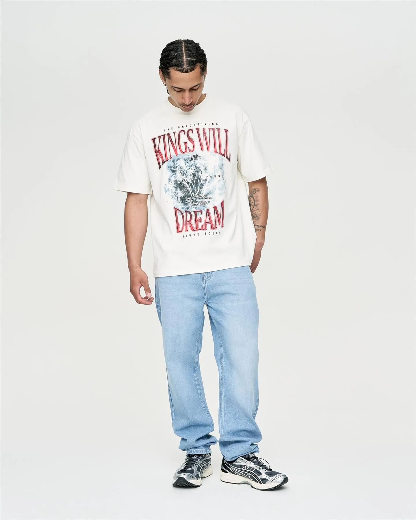 Mens Studio Snake Eyes T-Shirt Off White sold by Brand Corner product image thumbnail 5