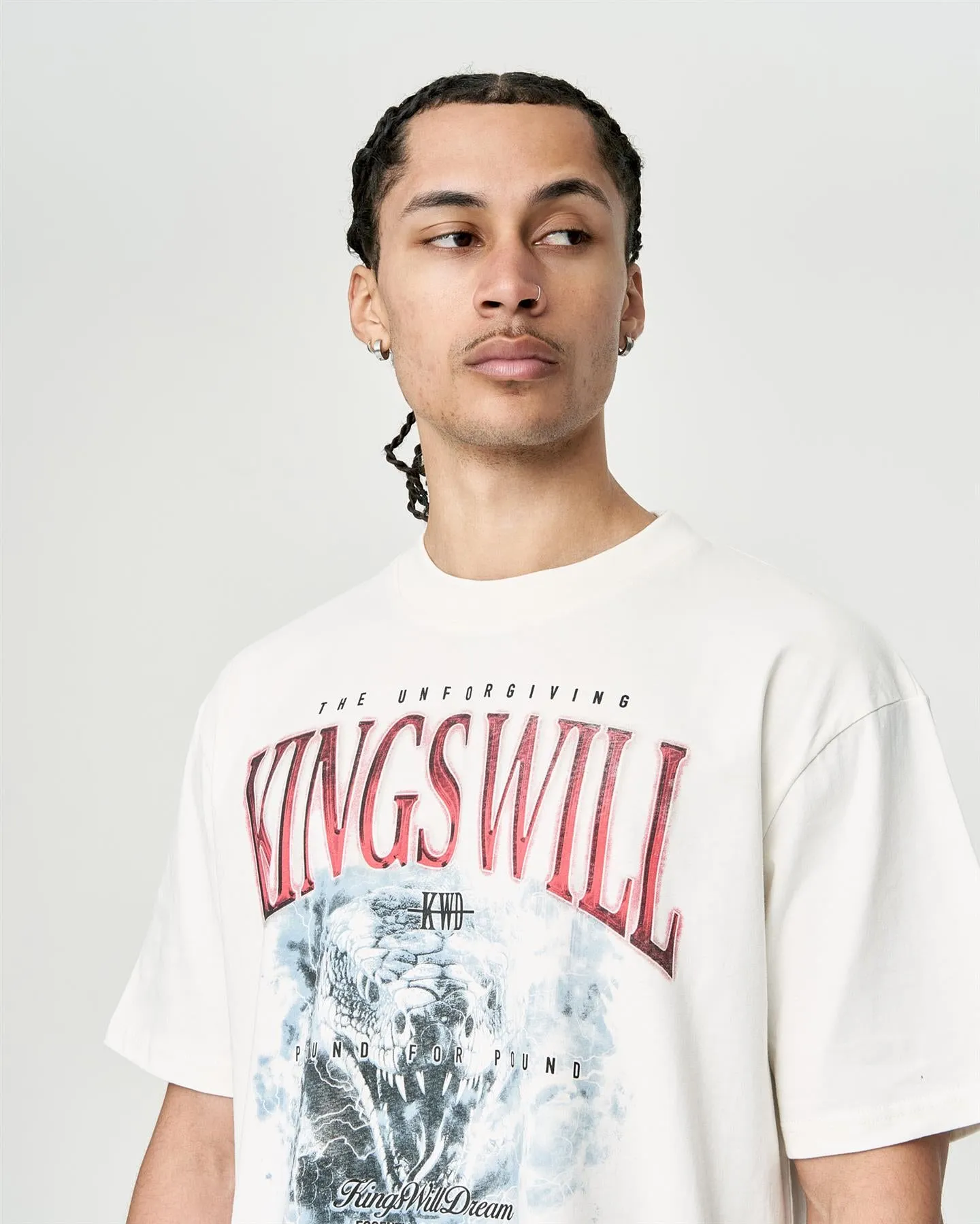 Mens Studio Snake Eyes T-Shirt Off White sold by Brand Corner product image thumbnail 2