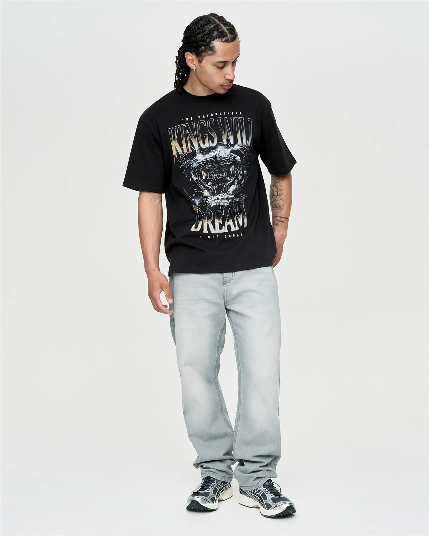 Mens Studio Snake Eyes T-Shirt Black sold by Brand Corner product image thumbnail 5