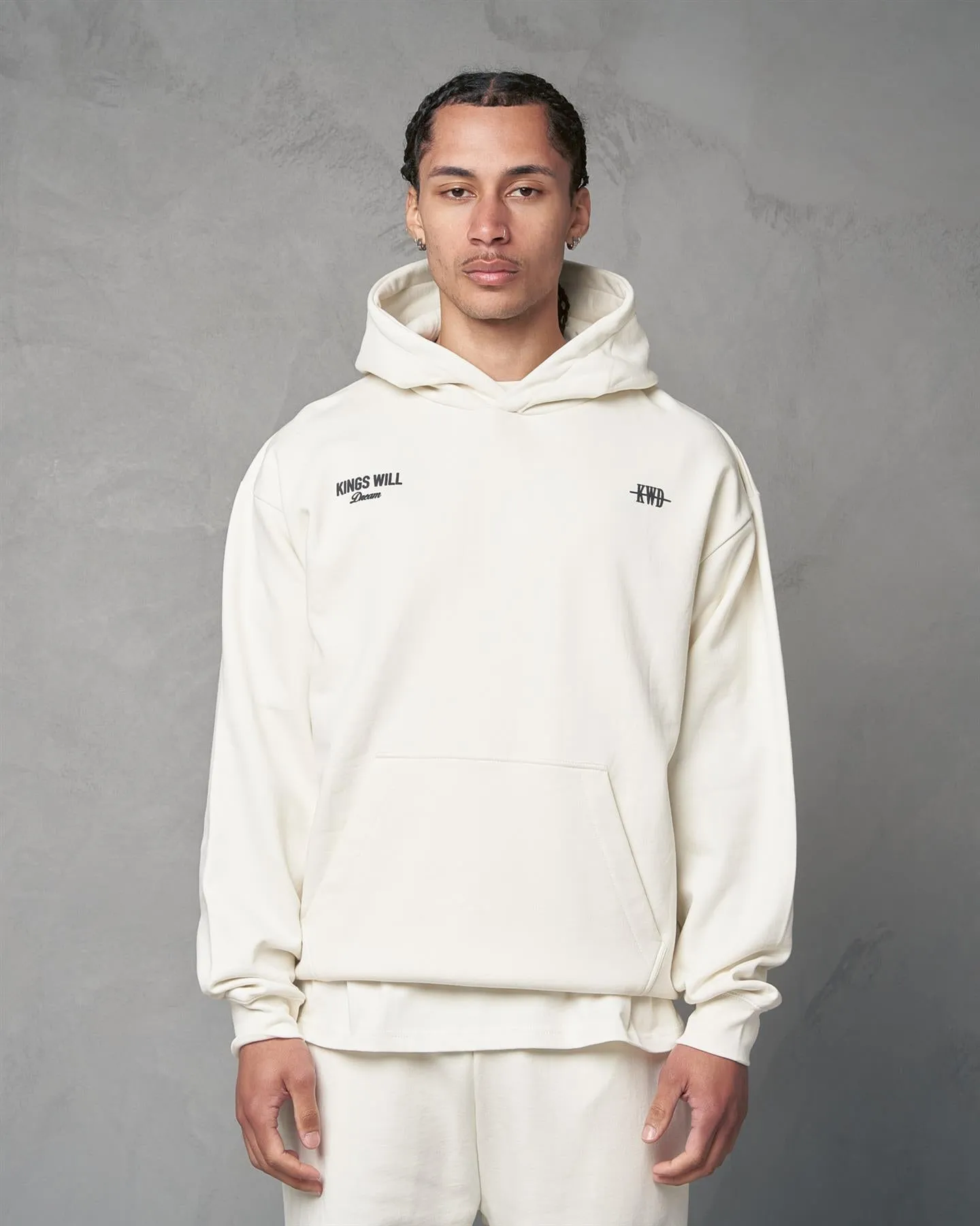 Mens Studio Garment District Hoodie White sold by Brand Corner