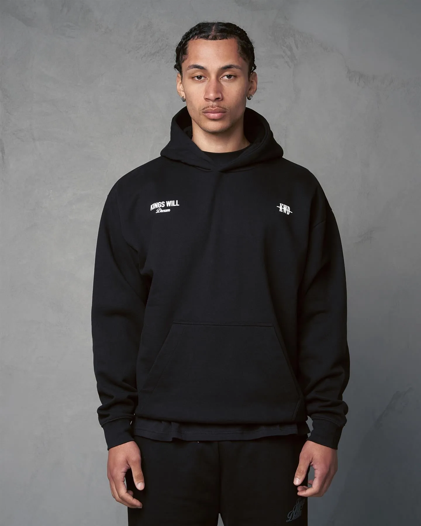 Mens Studio Garment District Hoodie Black sold by Brand Corner