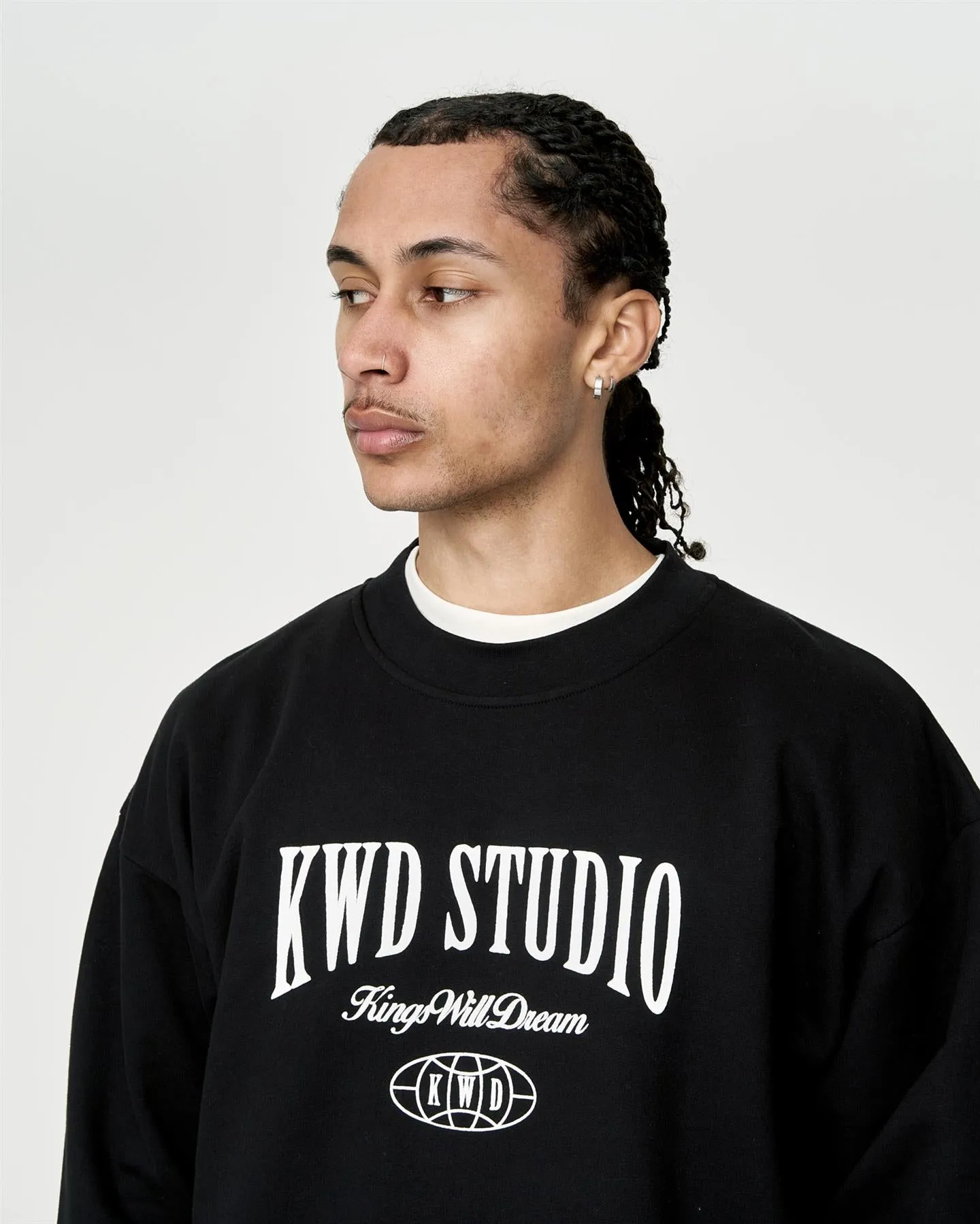 Mens Studio Studios Crew Sweat Black sold by Brand Corner product image thumbnail 3