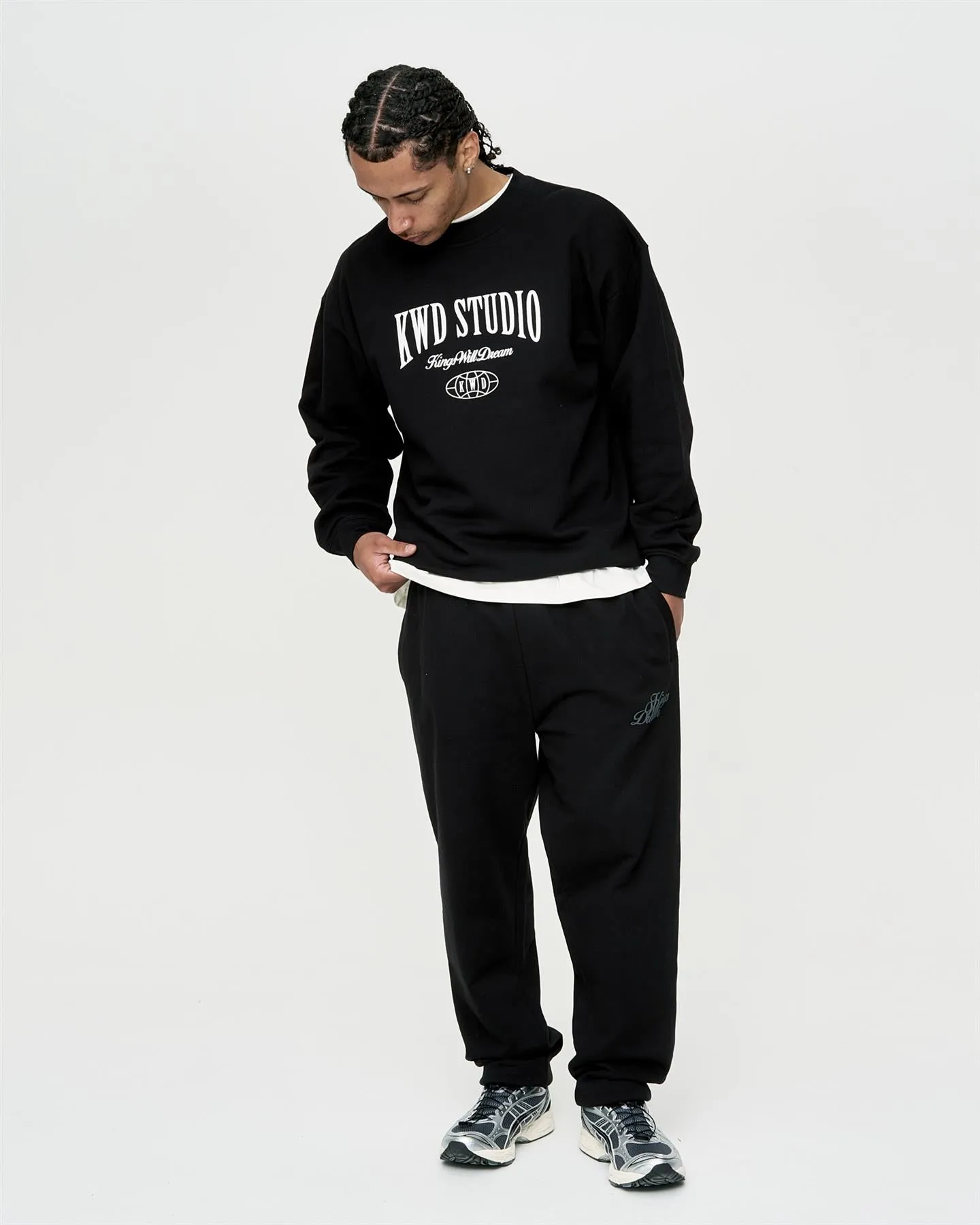 Mens Studio Studios Crew Sweat Black sold by Brand Corner product image thumbnail 5