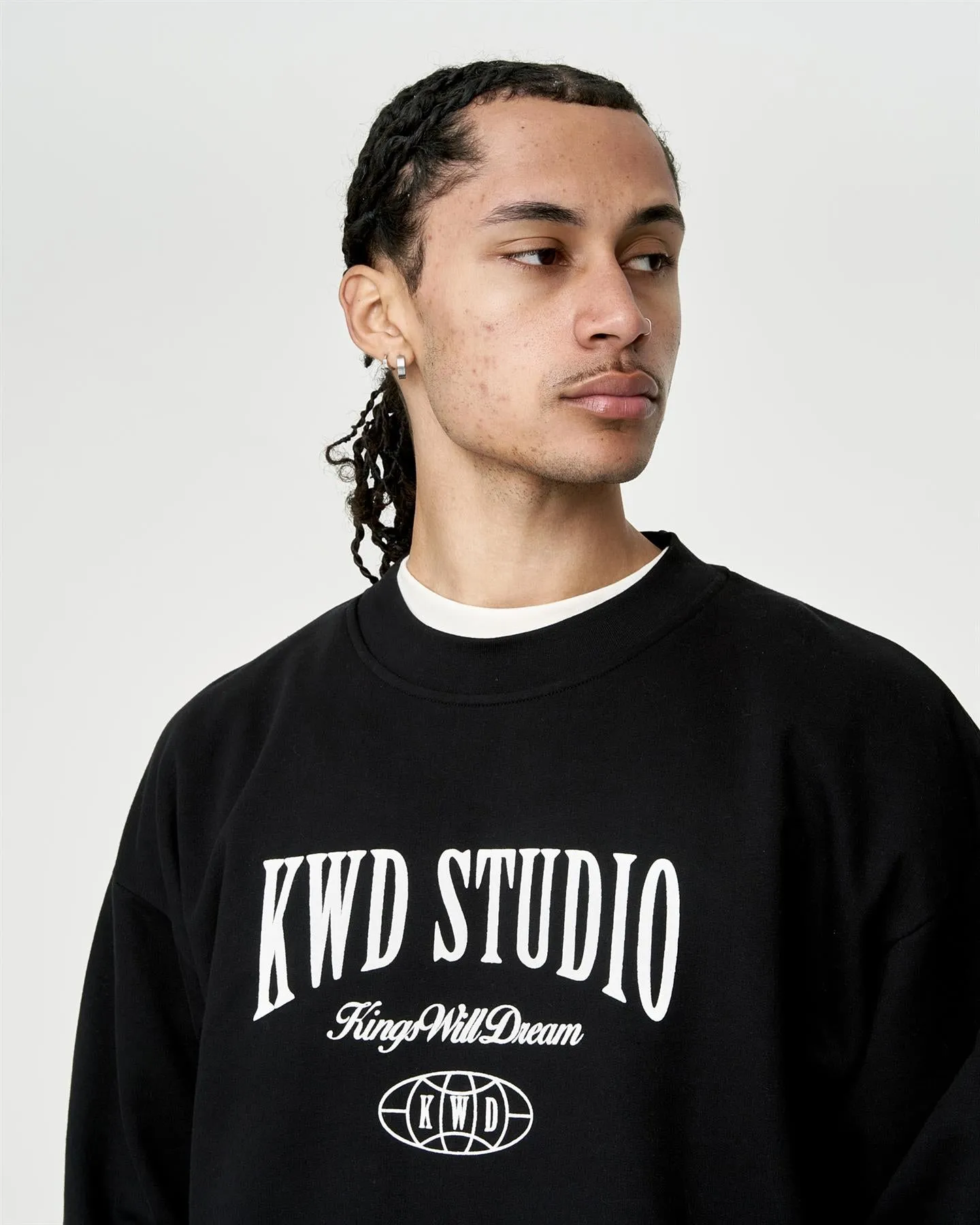 Mens Studio Studios Crew Sweat Black sold by Brand Corner product image thumbnail 2