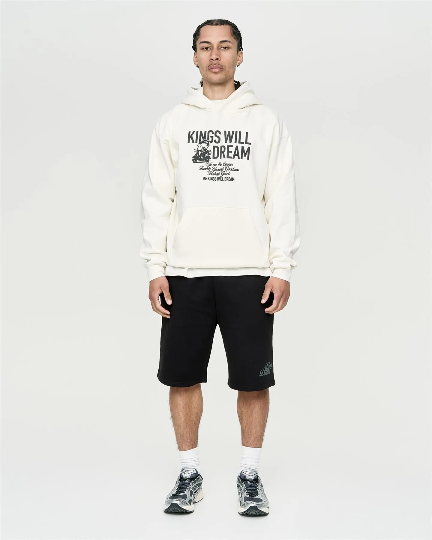 Mens Studio Cafe Boy Hoodie Off White sold by Brand Corner product image thumbnail 4