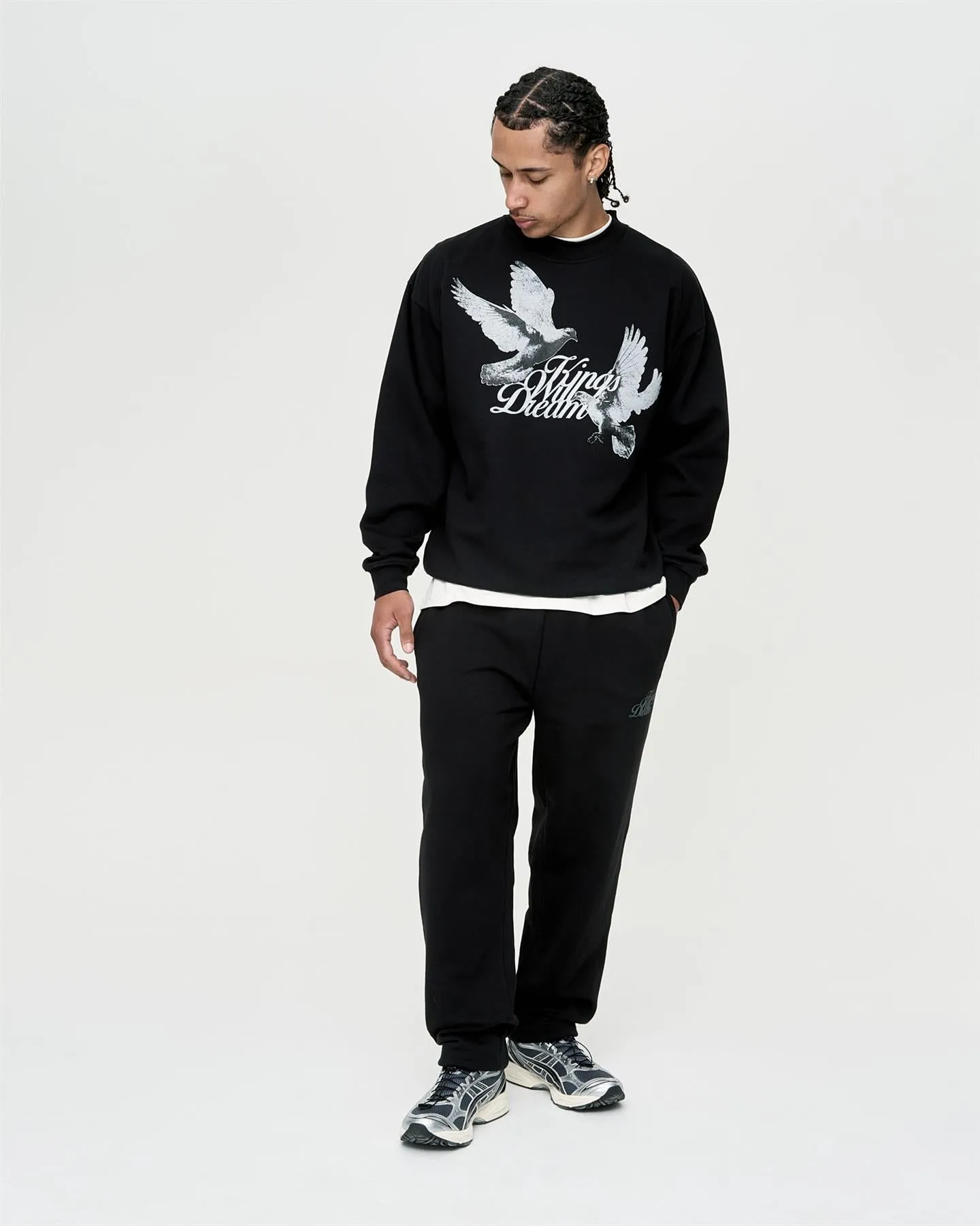 Mens Studio High Flying Doves Crew Sweat Black sold by Brand Corner product image thumbnail 5