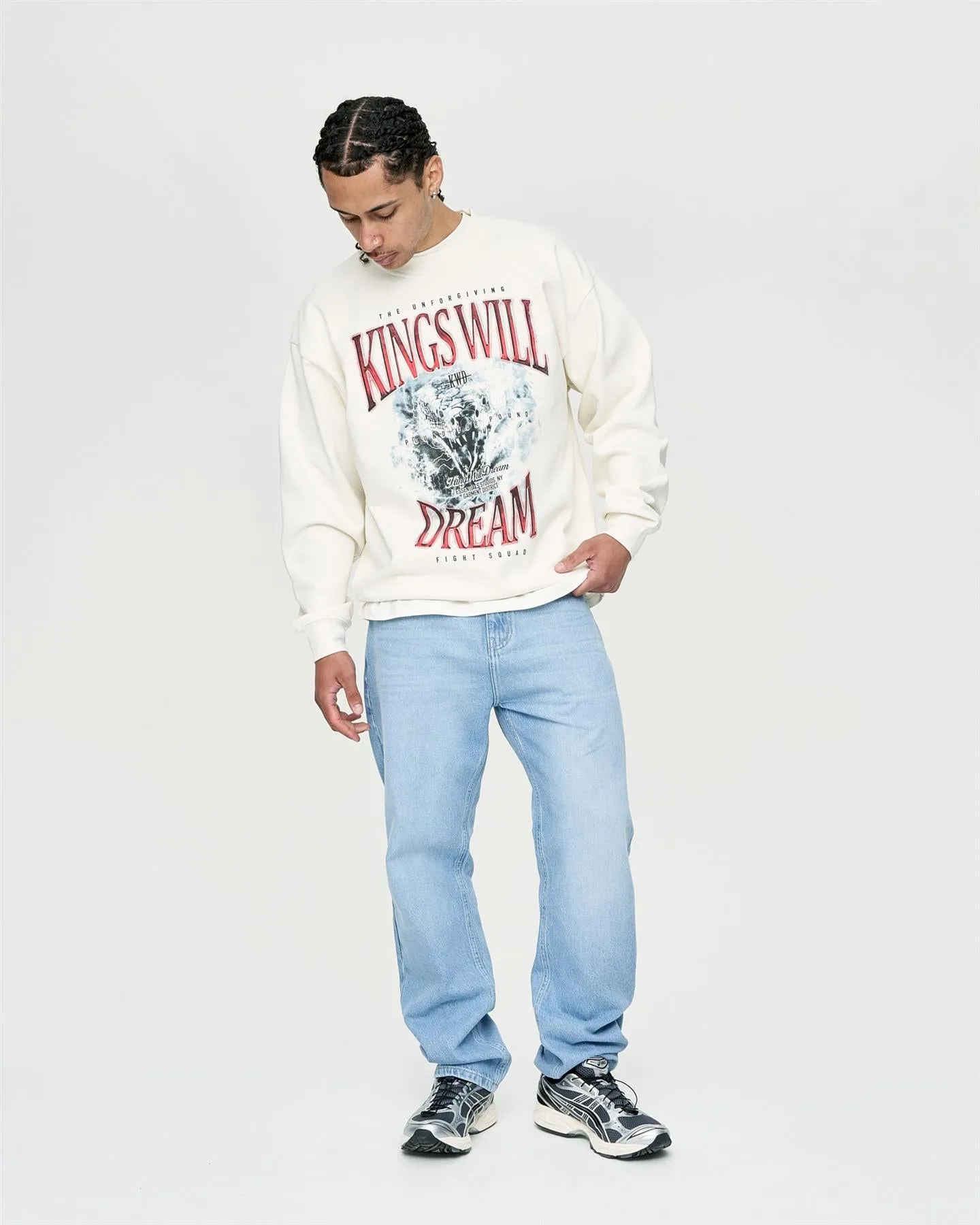 Mens Studio Snake Eyes Crew Sweat White sold by Brand Corner product image thumbnail 5
