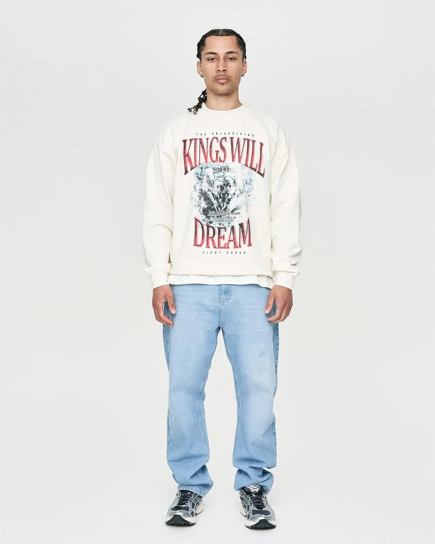 Mens Studio Snake Eyes Crew Sweat White sold by Brand Corner product image thumbnail 4