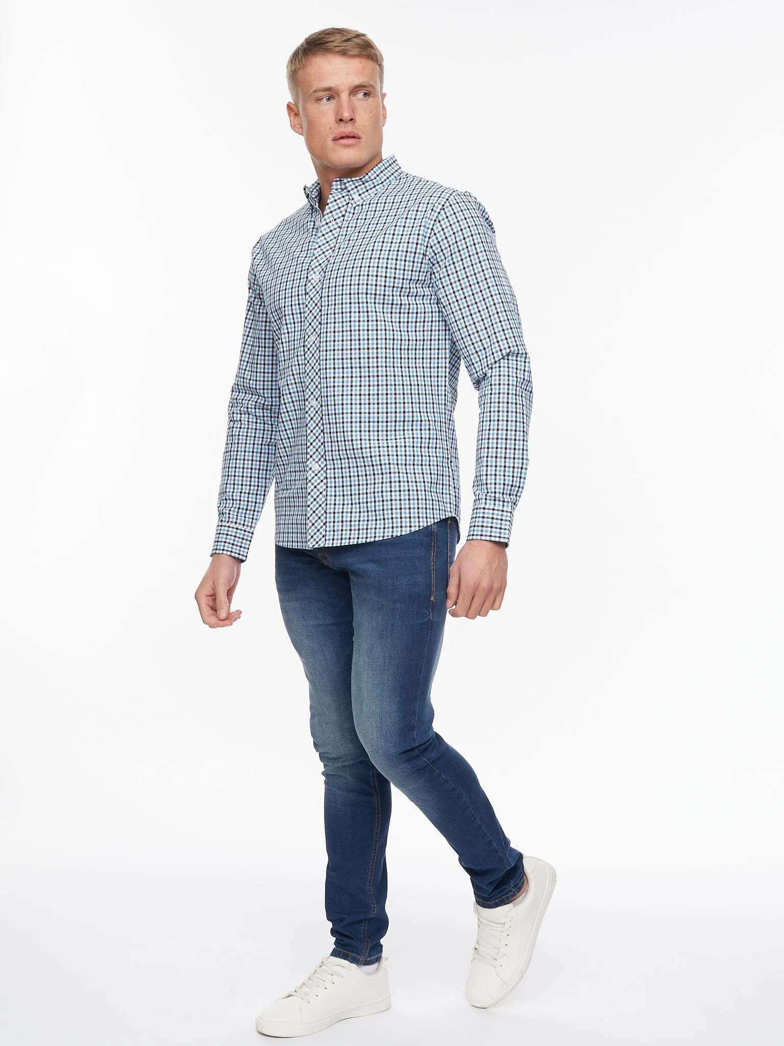 Macrae Shirt Blue Check sold by Brand Corner product image thumbnail 2