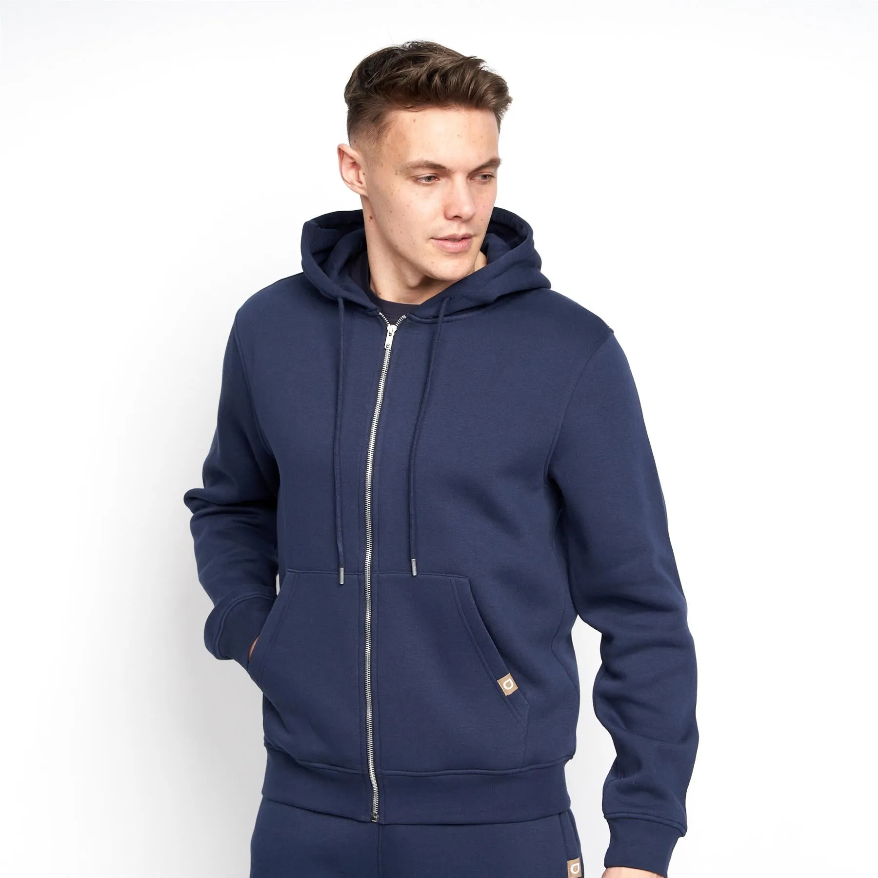 Garret MVE Zip Thru Hoodie Navy sold by Brand Corner product image thumbnail 2