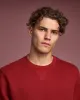 Cranwood Crew Sweat Red sold by Brand Corner