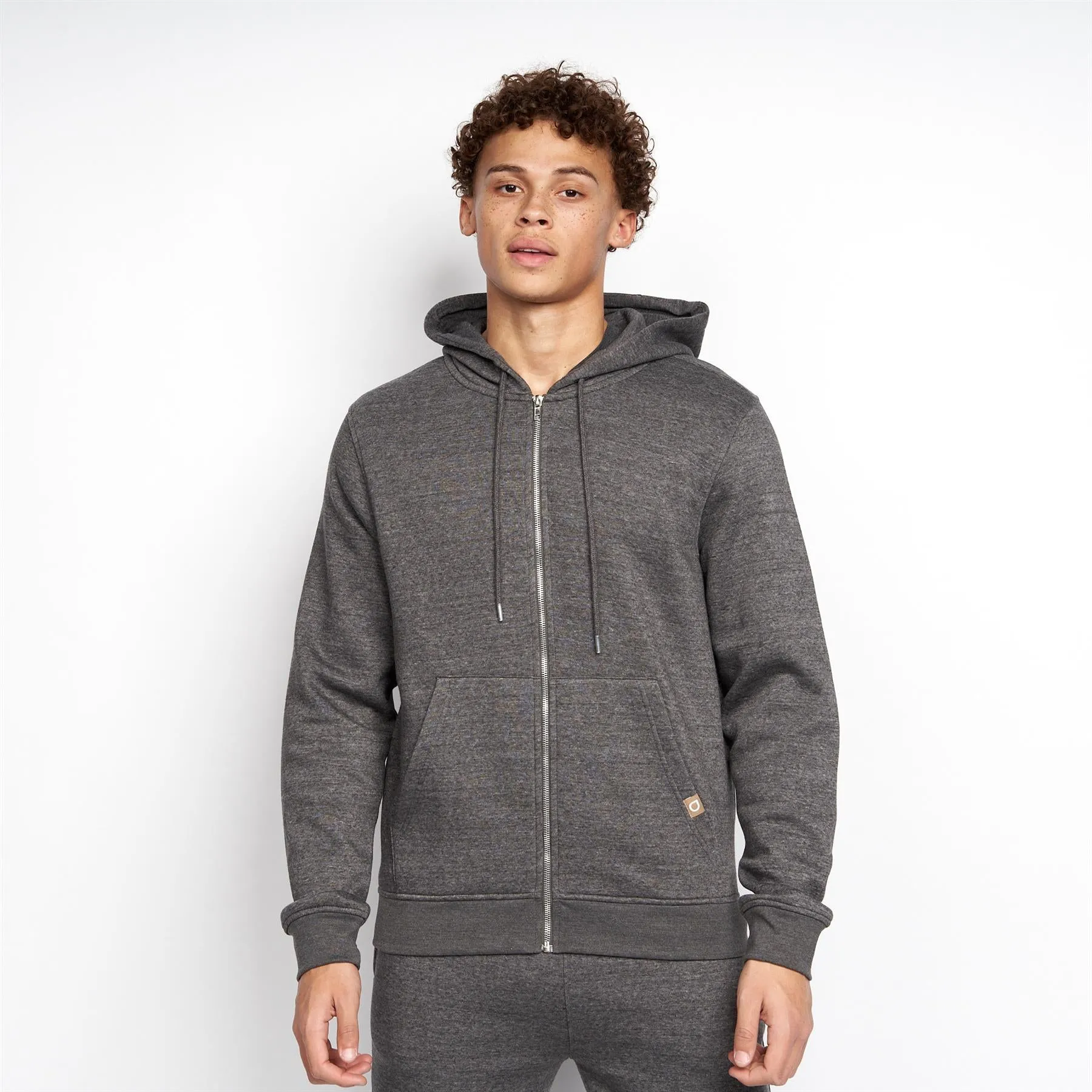Garret MVE Zip Thru Hoodie Charcoal Marl sold by Brand Corner product image thumbnail 2