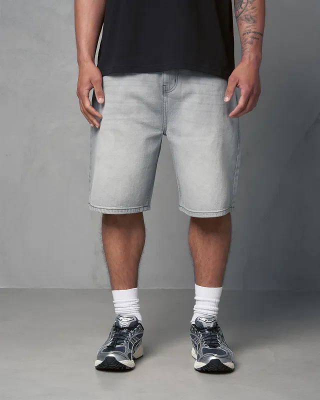 Mens Studio Dubl Jorts Light Grey Wash sold by Brand Corner