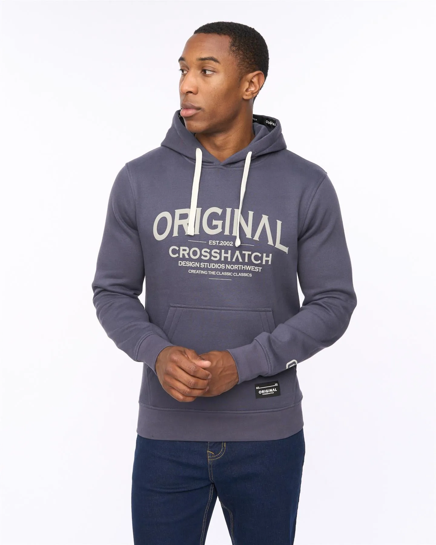 Mens Vintarge Hoodie Navy sold by Brand Corner product image thumbnail 2