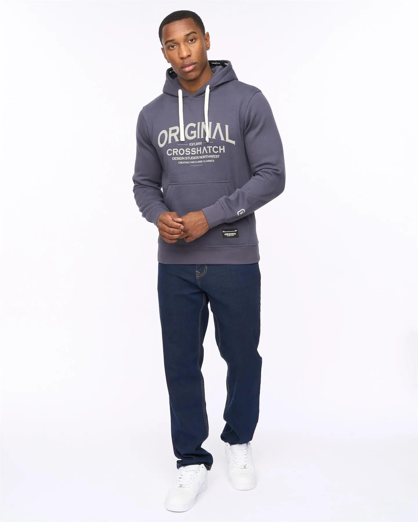Mens Vintarge Hoodie Navy sold by Brand Corner product image thumbnail 3