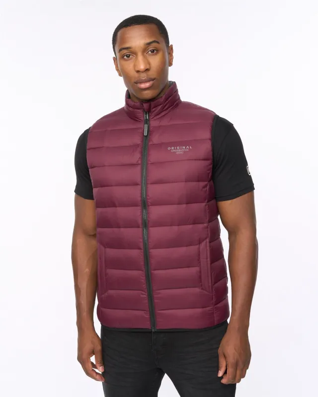 Mens Gattering MVE Gilet Raisin sold by Brand Corner