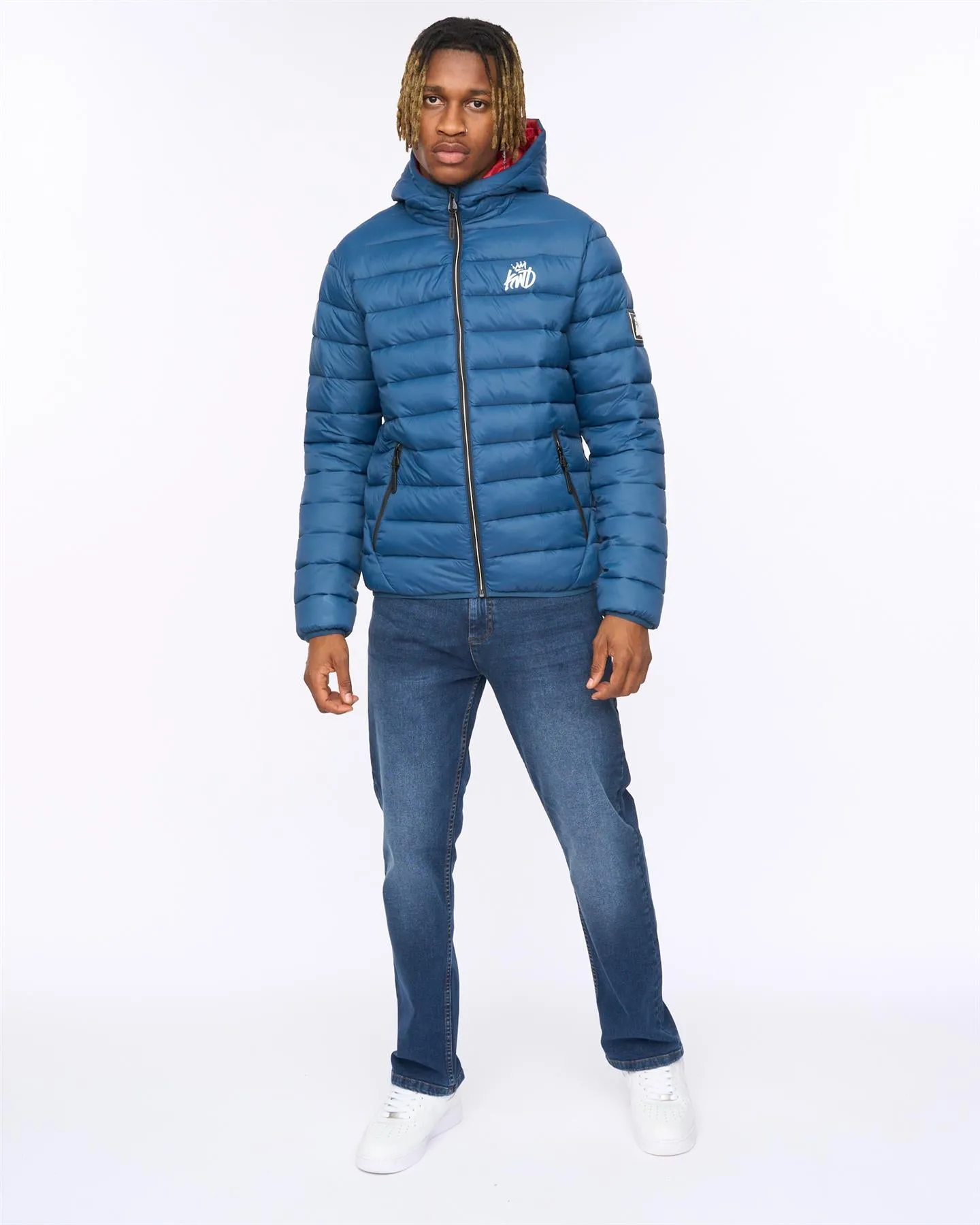 Mens Jackinson Puffer Jacket Teal sold by Brand Corner product image thumbnail 2