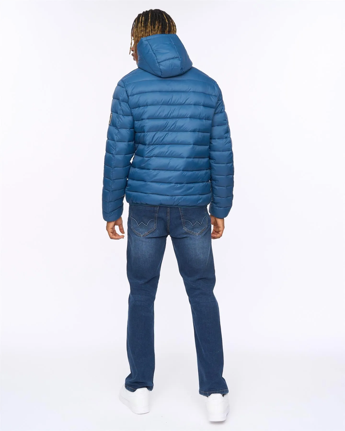 Mens Jackinson Puffer Jacket Teal sold by Brand Corner product image thumbnail 3