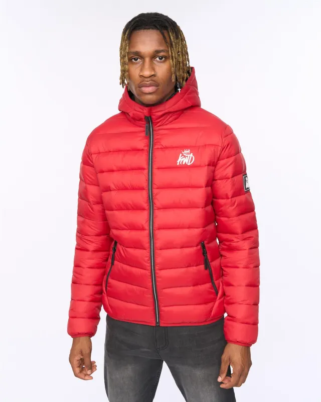 Mens Jackinson Puffer Jacket Red sold by Brand Corner