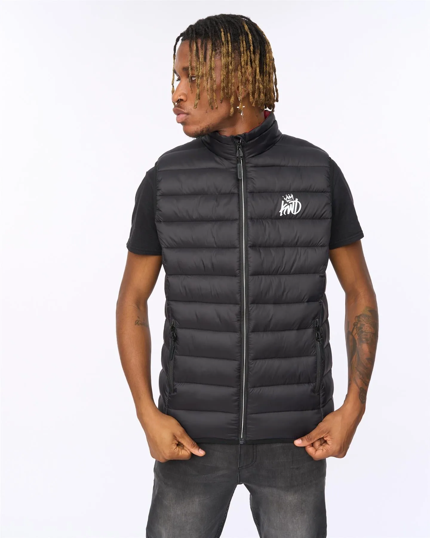 Mens Jackinson Gilet Black sold by Brand Corner product image thumbnail 2
