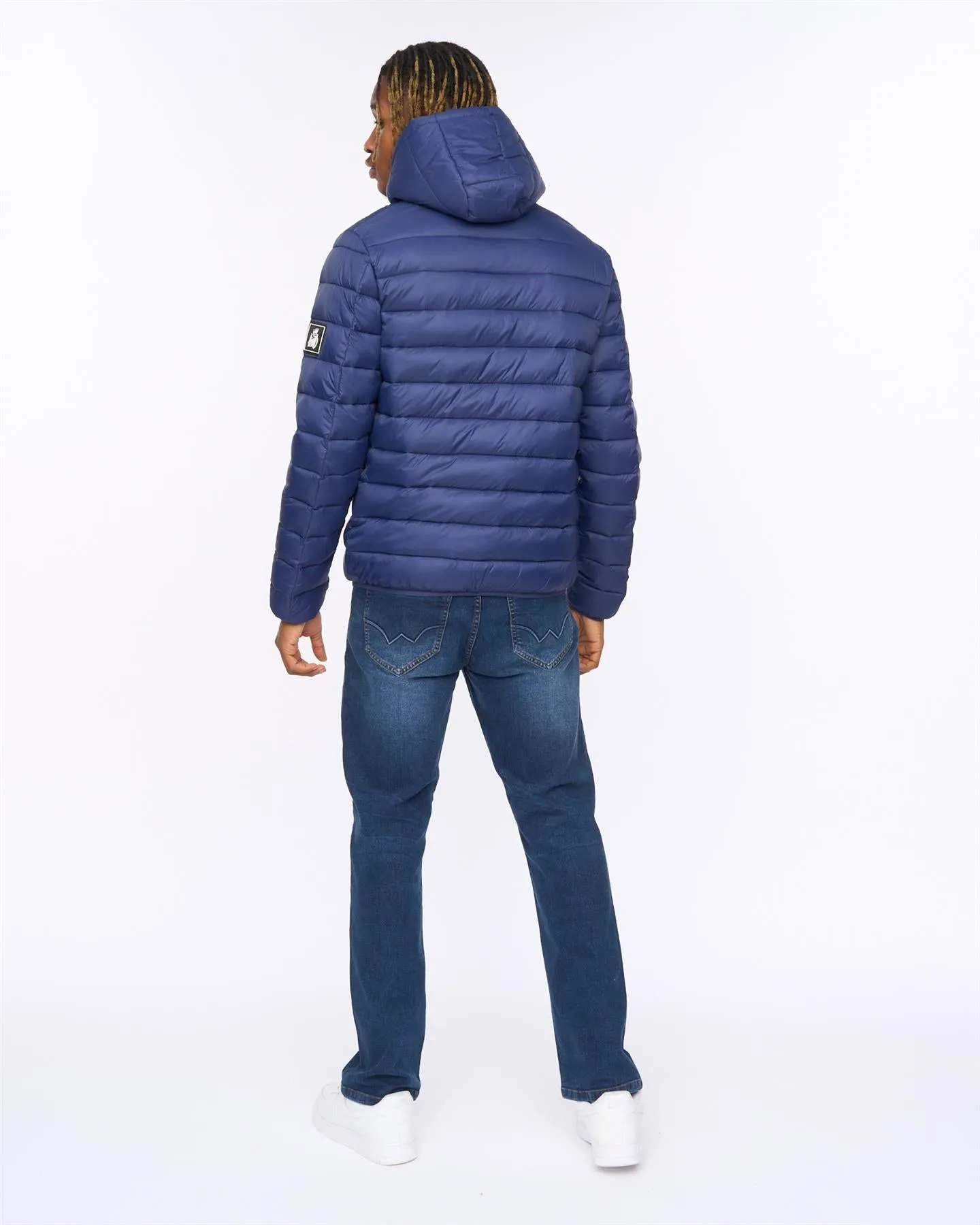 Mens Jackinson Puffer Jacket Navy sold by Brand Corner product image thumbnail 4