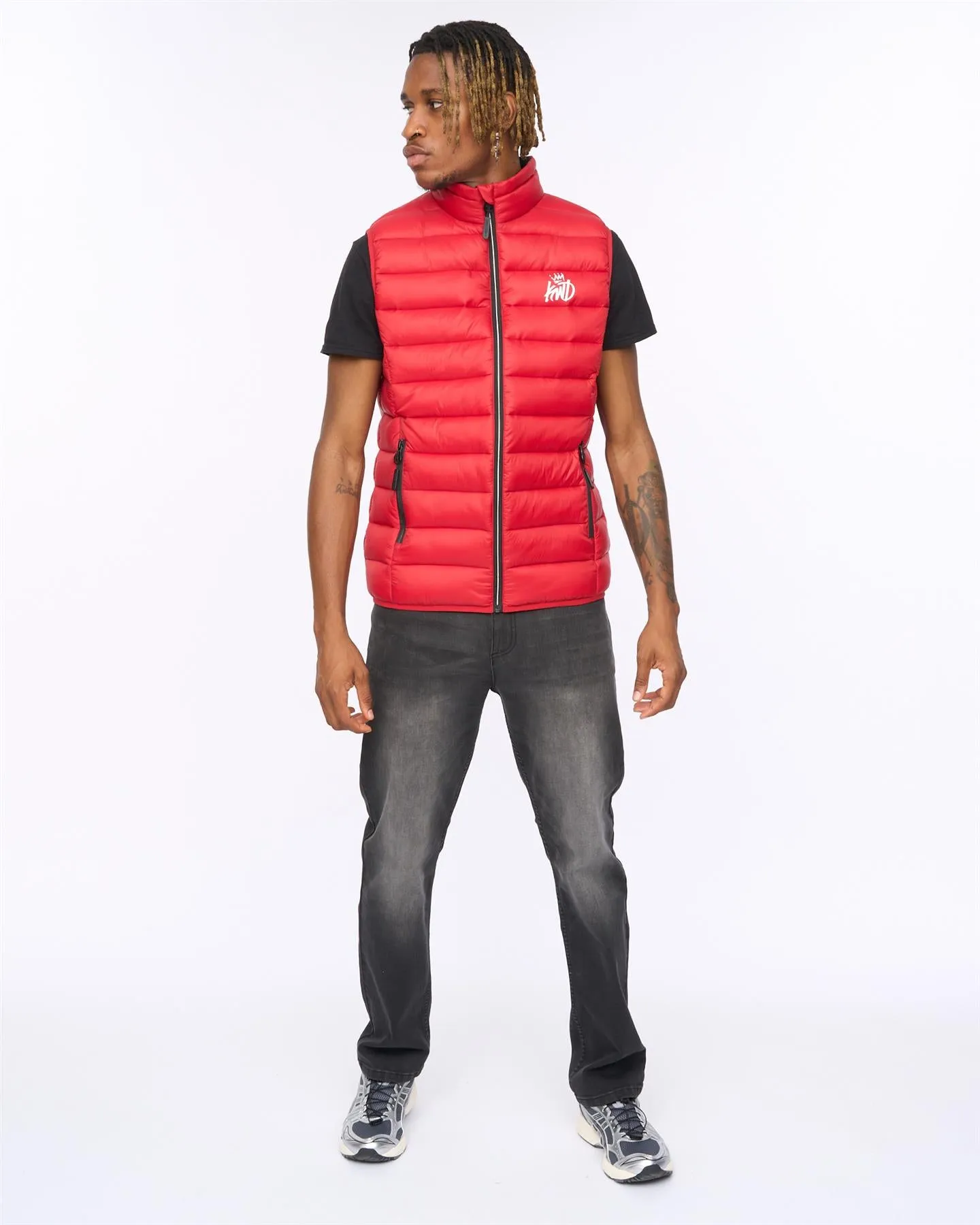 Mens Jackinson Gilet Red sold by Brand Corner product image thumbnail 2