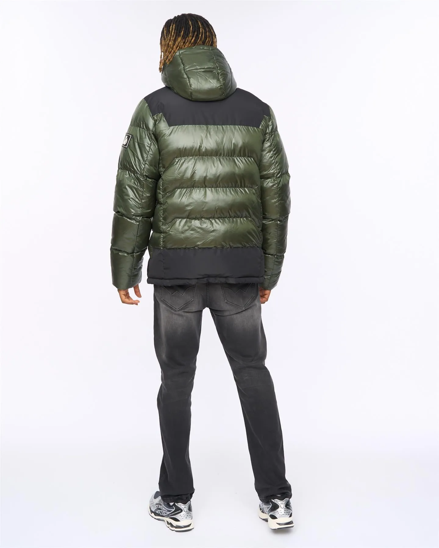 Mens Ascend Puffer Jacket Olive sold by Brand Corner product image thumbnail 3