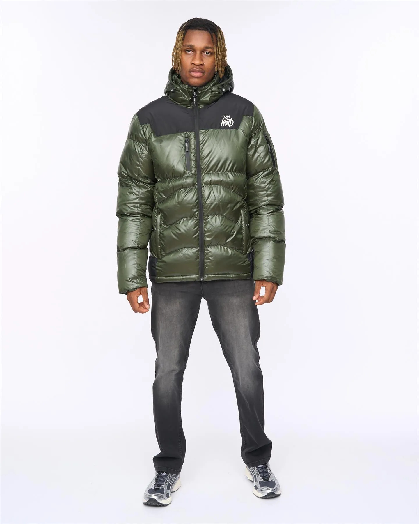 Mens Ascend Puffer Jacket Olive sold by Brand Corner product image thumbnail 4
