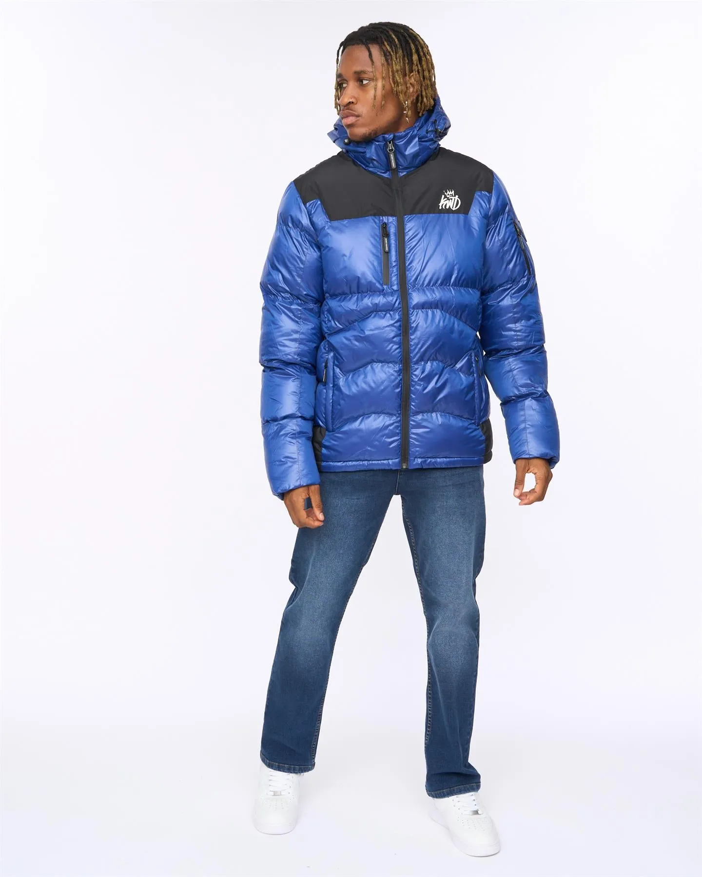 Mens Ascend Puffer Jacket Blue sold by Brand Corner product image thumbnail 3