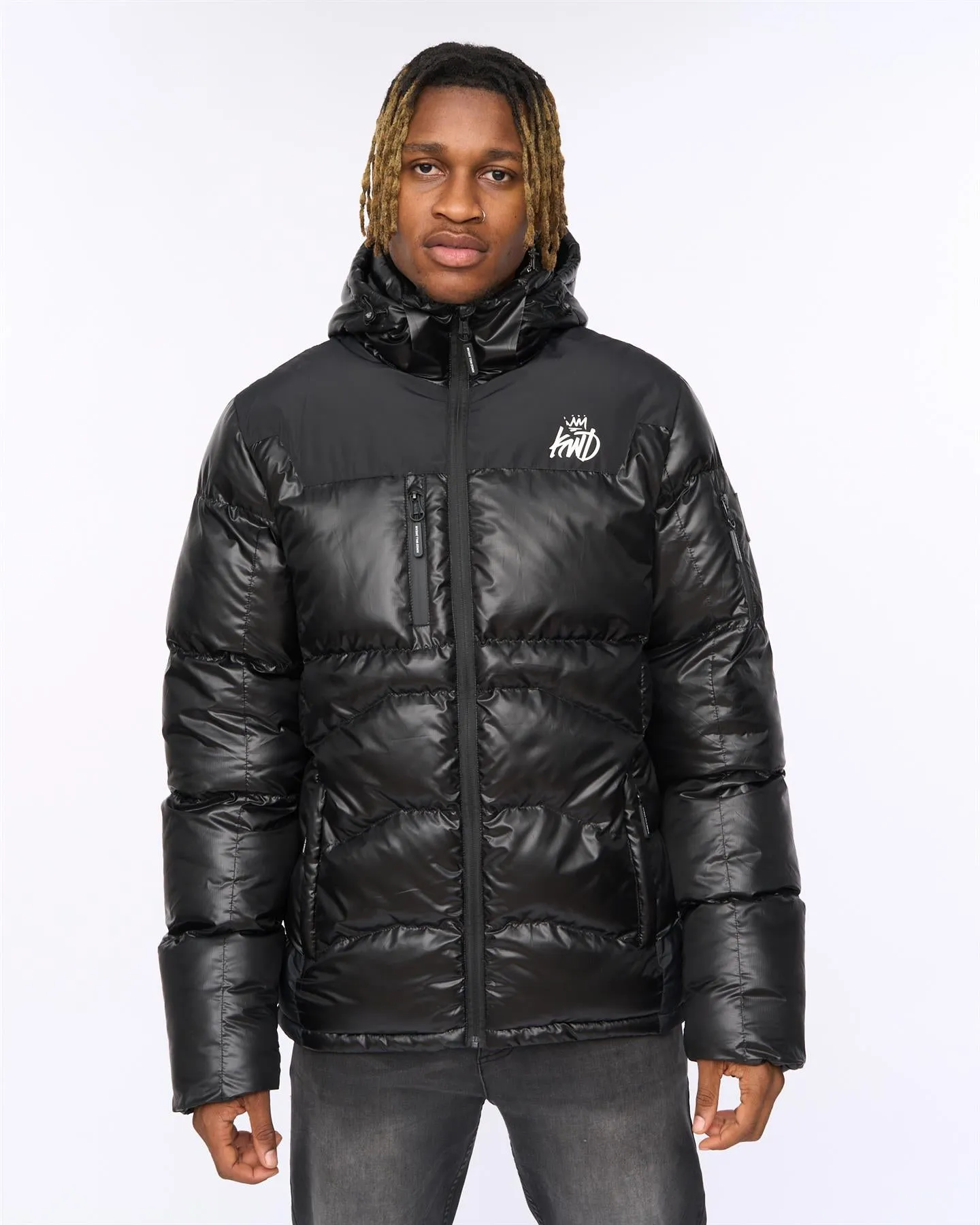 Mens Ascend Puffer Jacket Black sold by Brand Corner