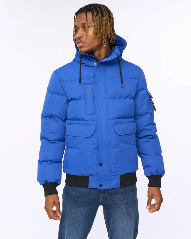 Mens Wakaday Bomber Jacket Blue sold by Brand Corner