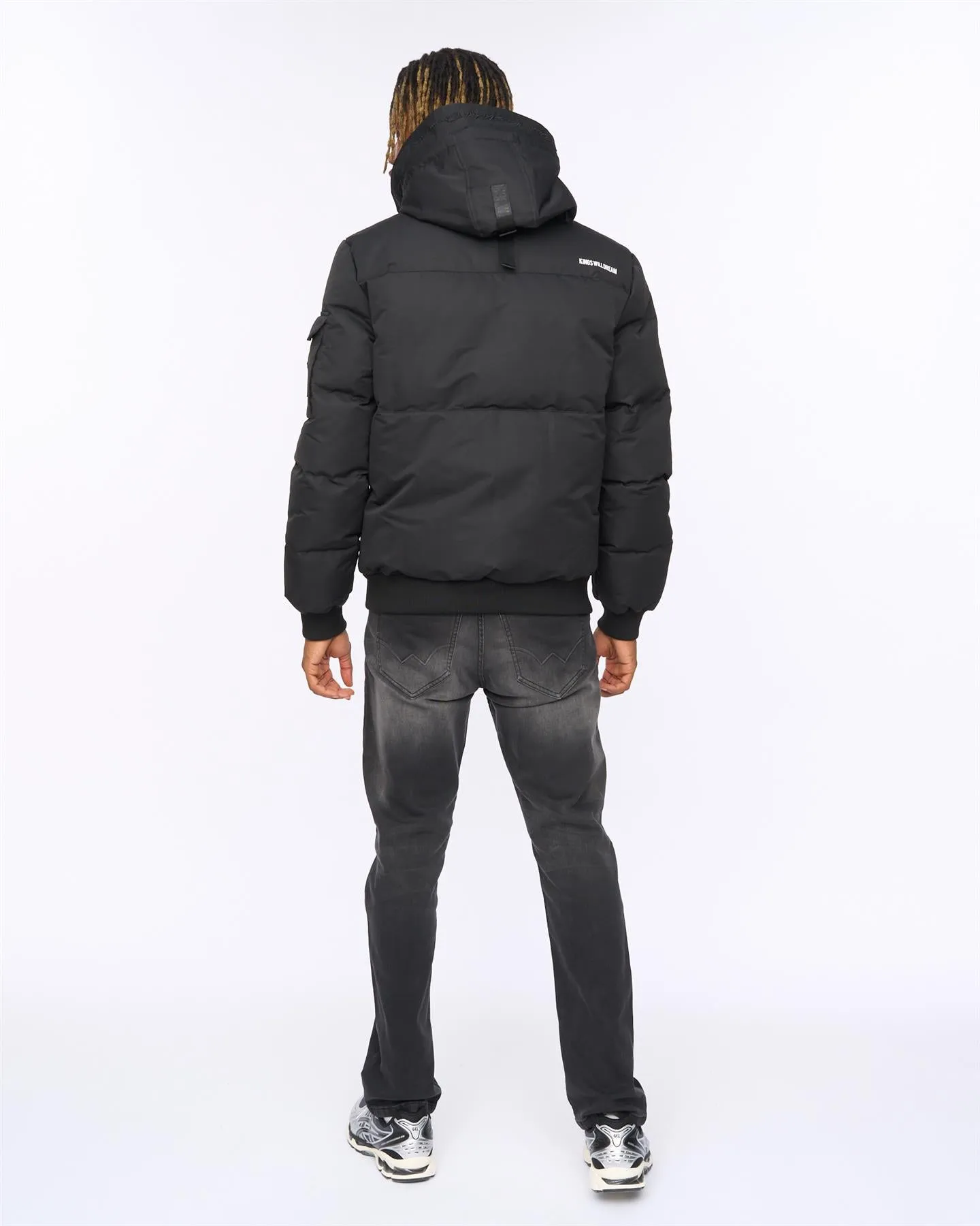 Mens Wakaday Bomber Jacket Black sold by Brand Corner product image thumbnail 4