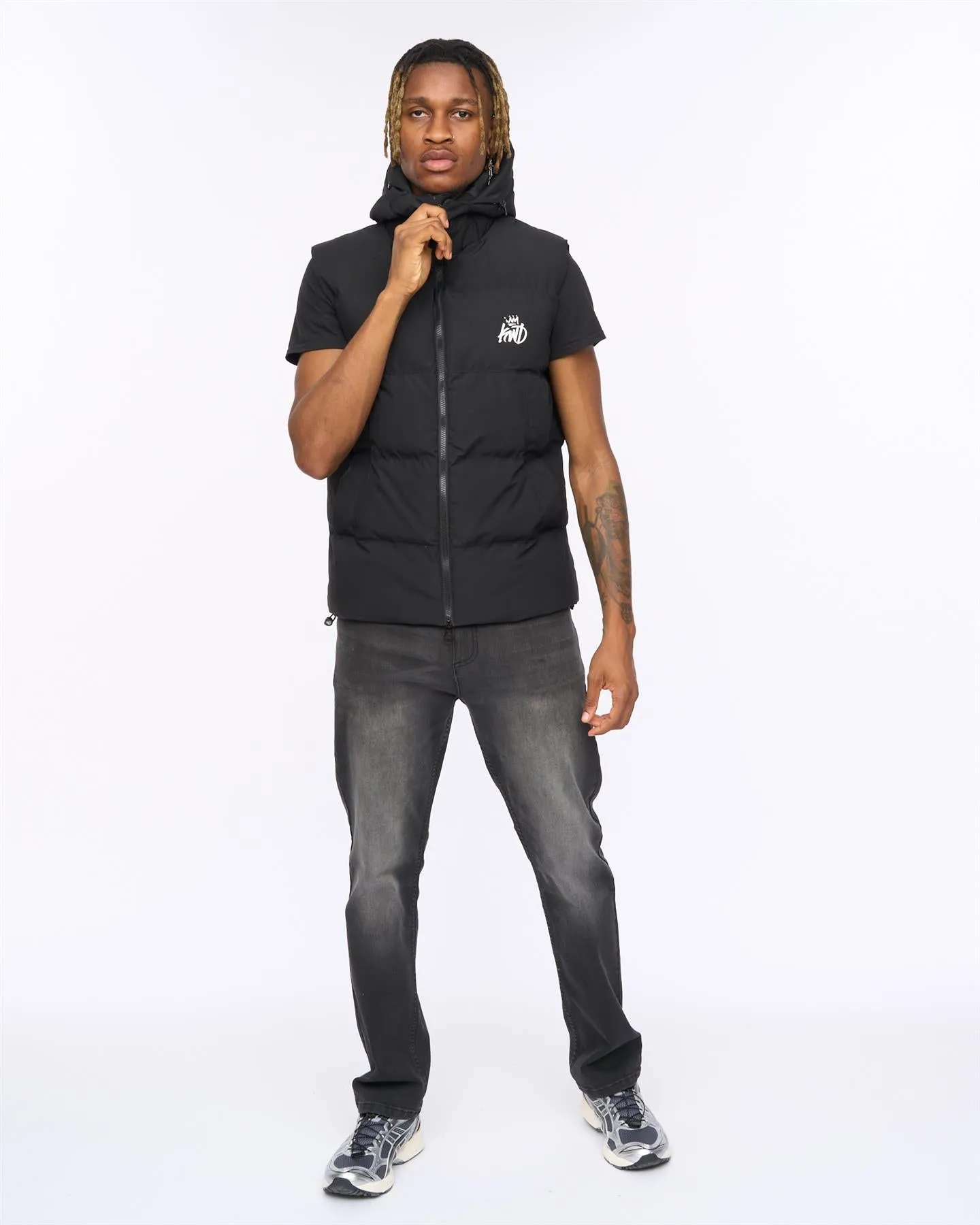 Mens Nahjo Gilet Black sold by Brand Corner product image thumbnail 3