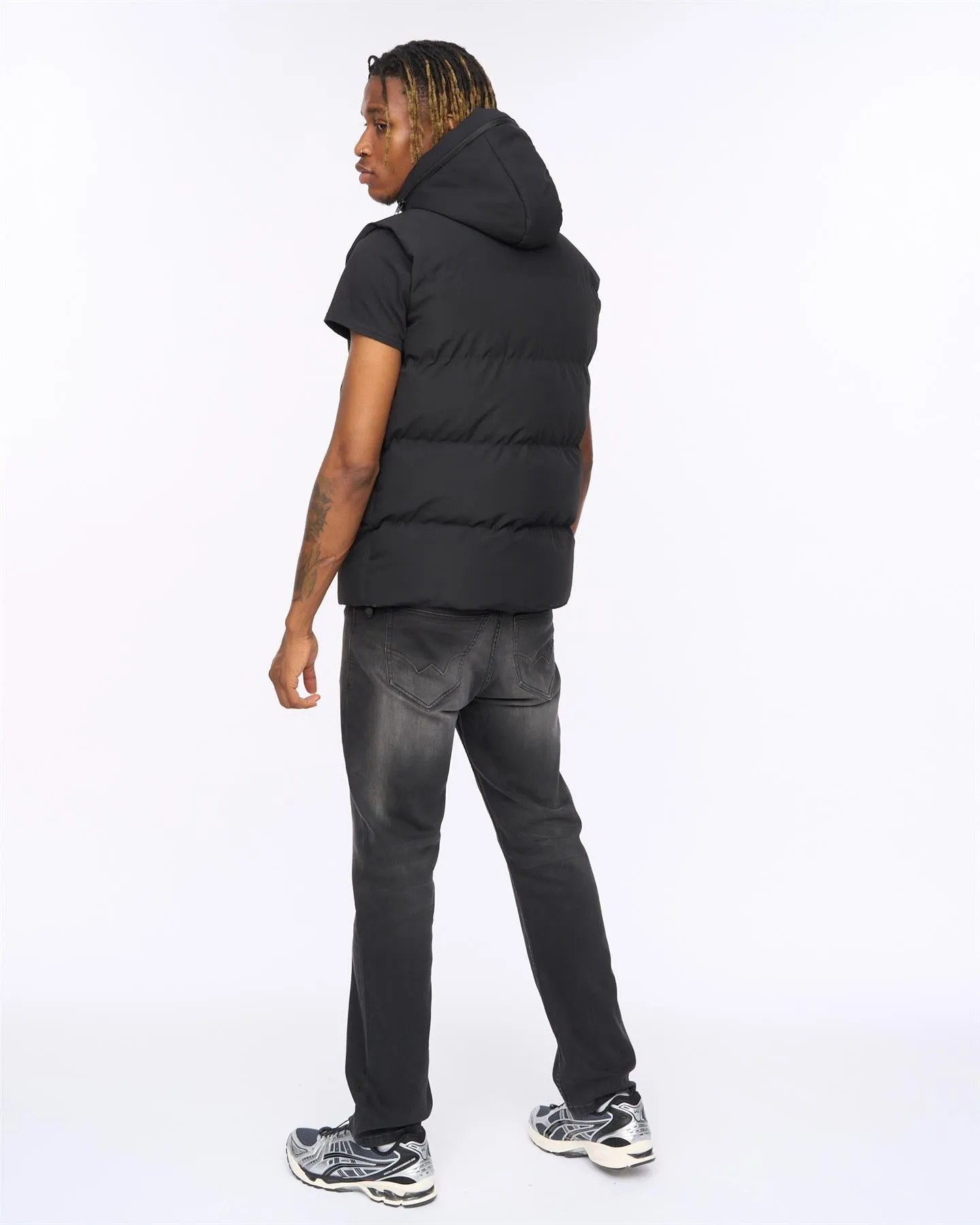 Mens Nahjo Gilet Black sold by Brand Corner product image thumbnail 4