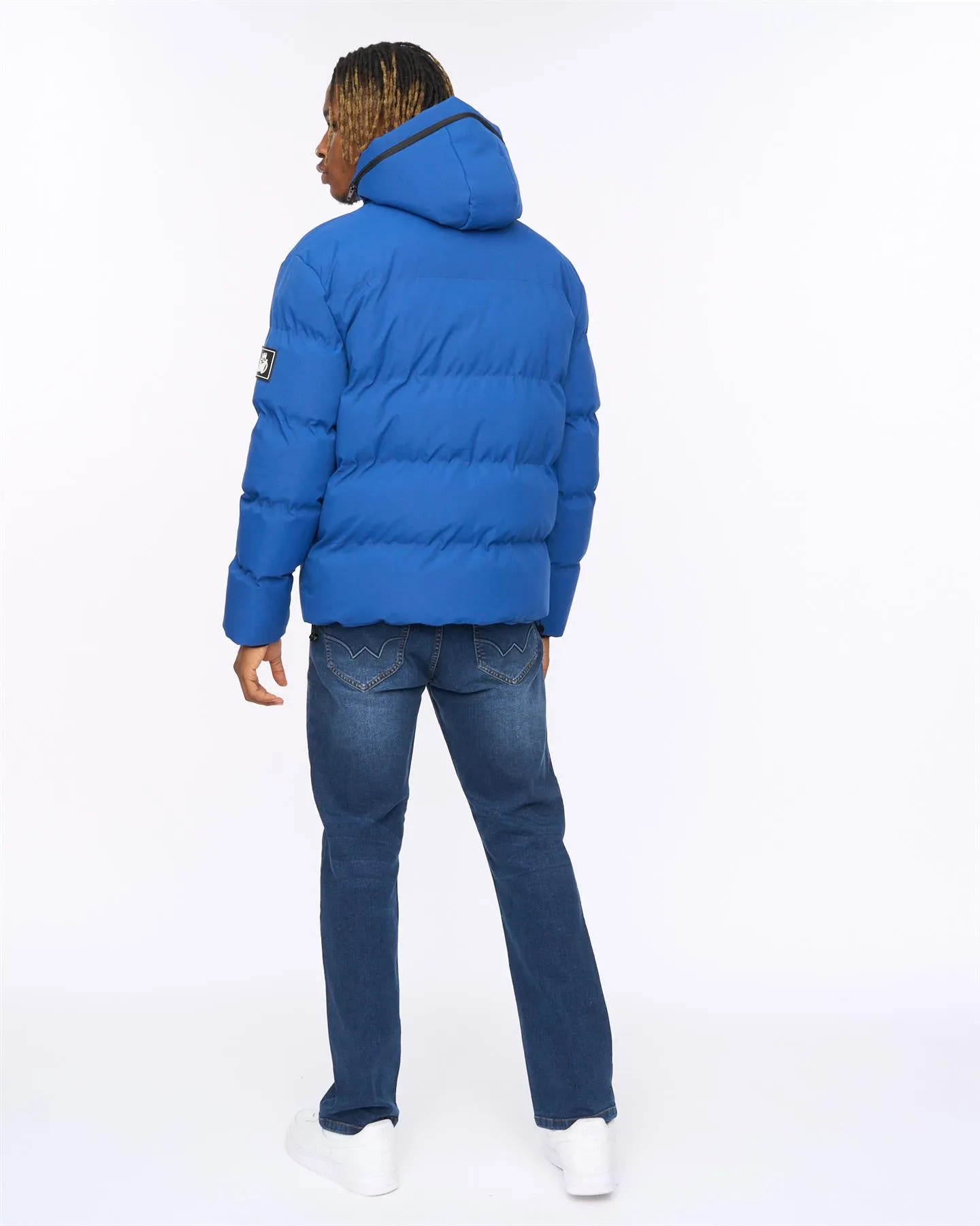Mens Nahjo Puffer Jacket Blue sold by Brand Corner product image thumbnail 5