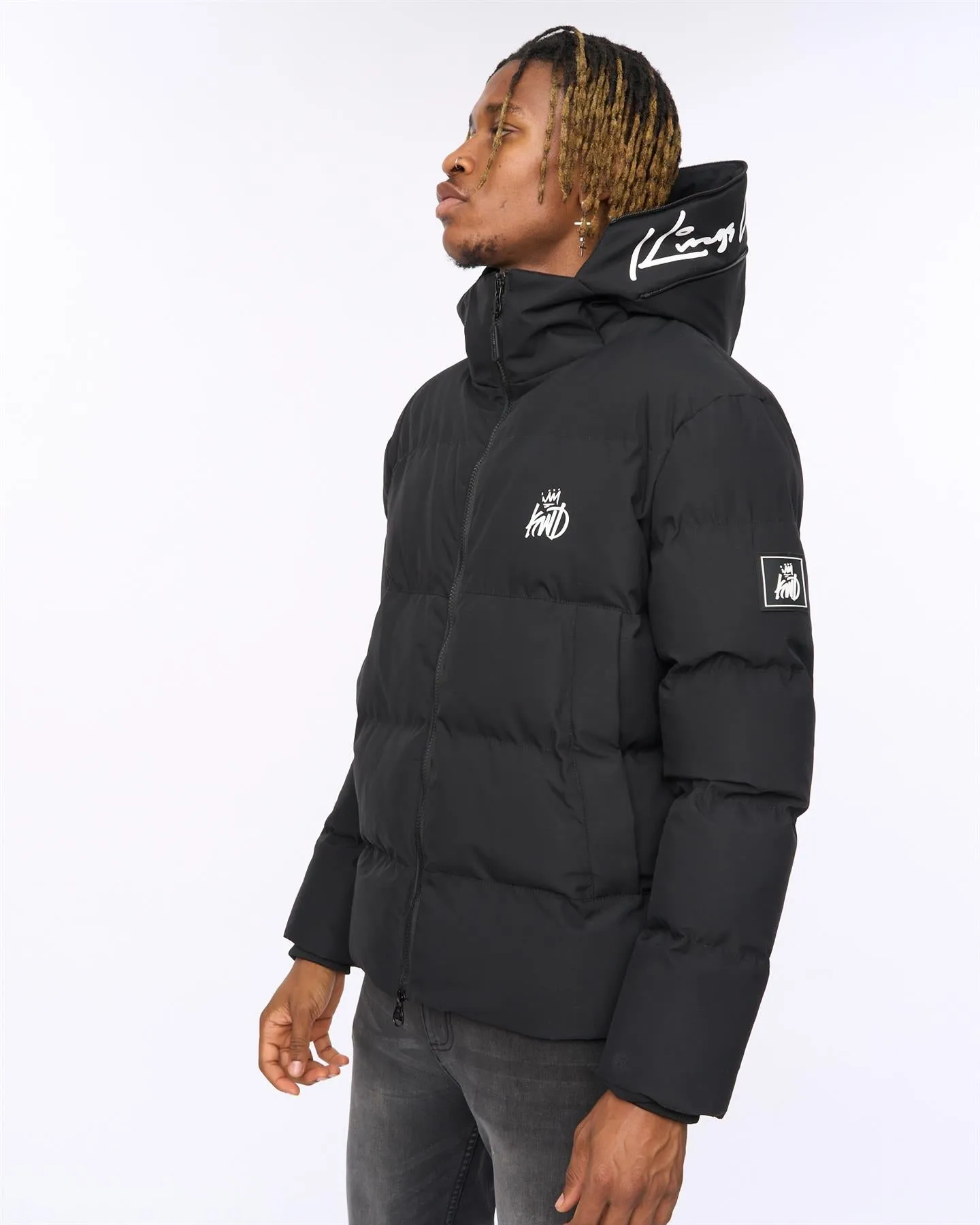 Mens Nahjo Puffer Jacket Black sold by Brand Corner product image thumbnail 2