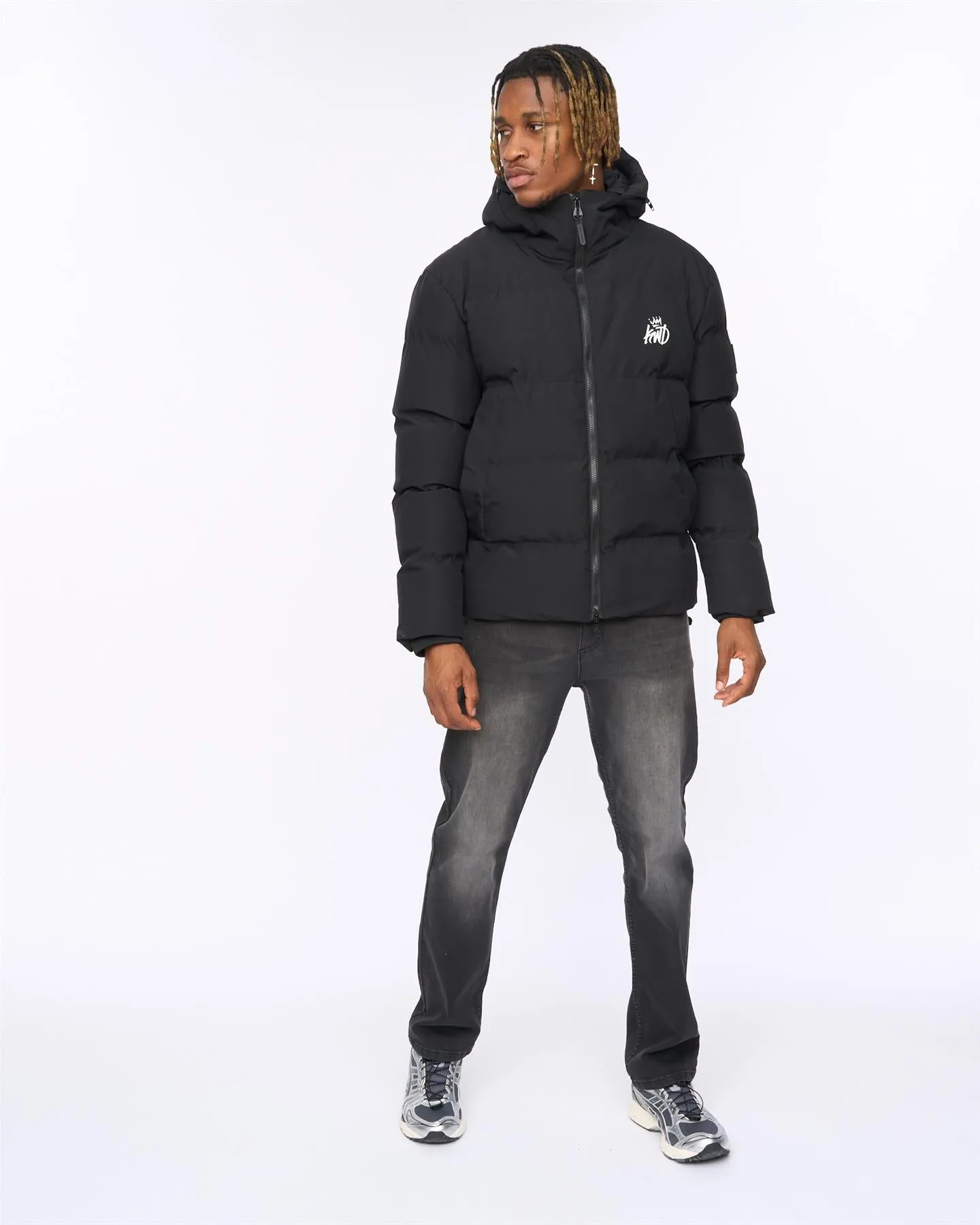 Mens Nahjo Puffer Jacket Black sold by Brand Corner product image thumbnail 3