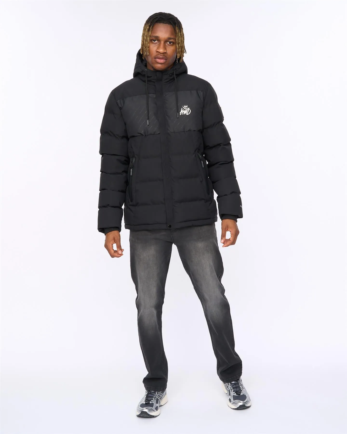 Mens Fractioned Puffer Jacket Black sold by Brand Corner product image thumbnail 3