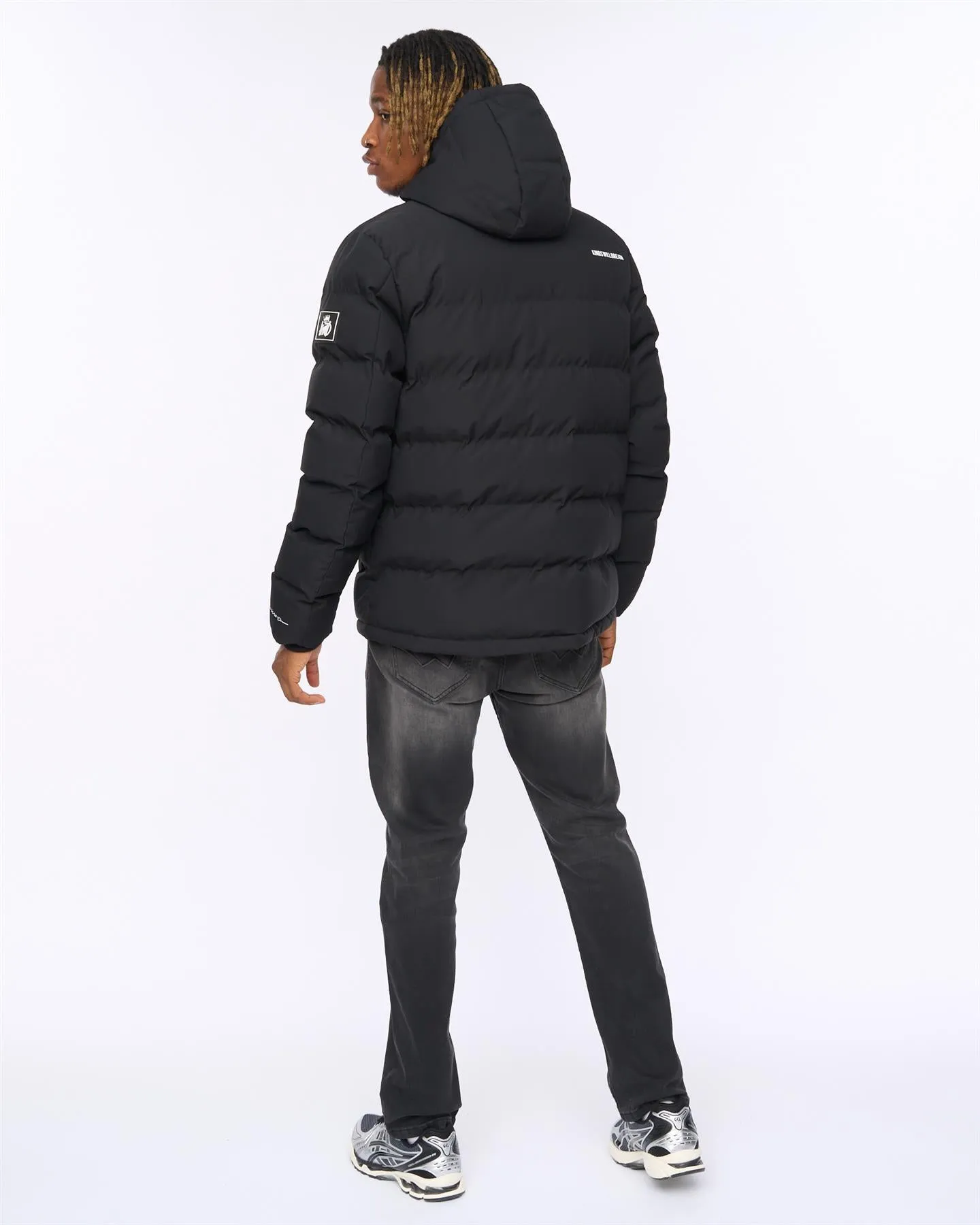 Mens Fractioned Puffer Jacket Black sold by Brand Corner product image thumbnail 4