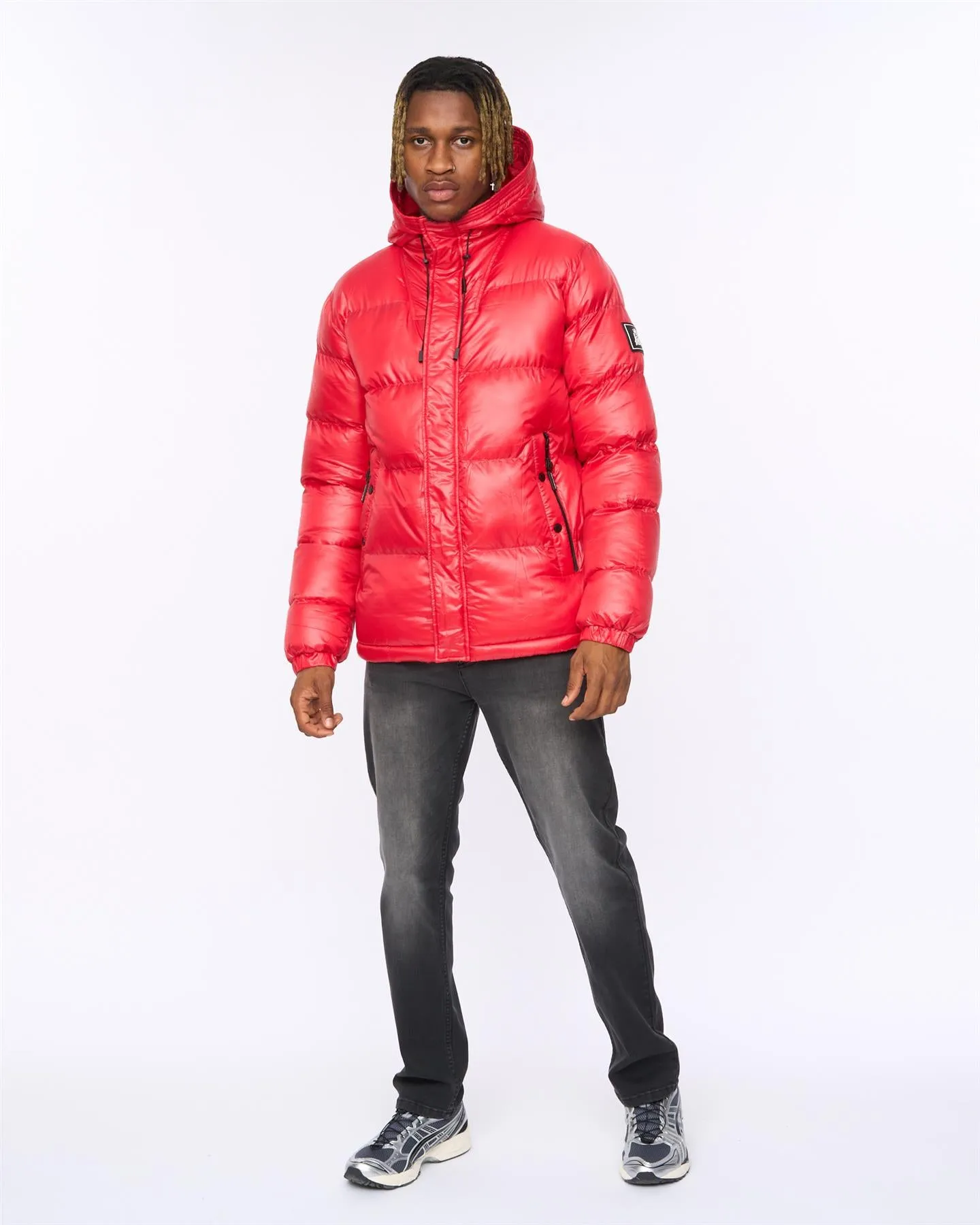 Mens Welcome Puffer Jacket Red sold by Brand Corner product image thumbnail 3