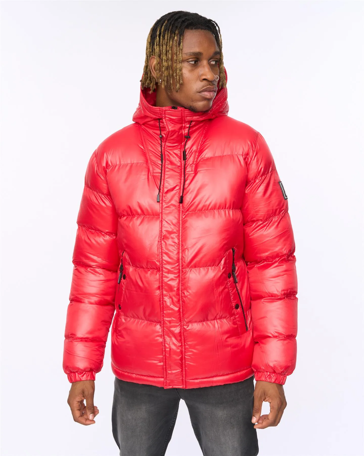 Mens Welcome Puffer Jacket Red sold by Brand Corner product image thumbnail 2