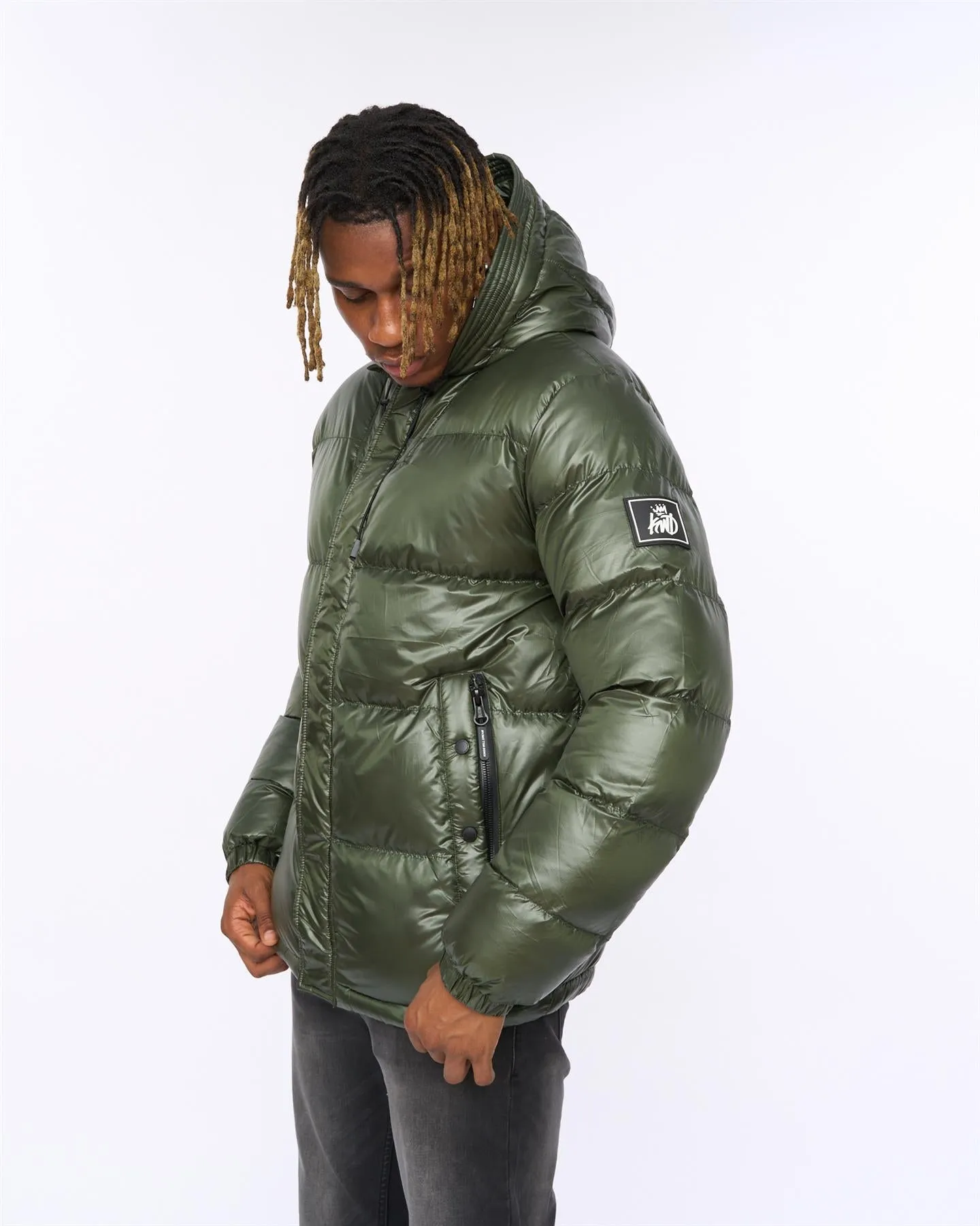 Mens Welcome Puffer Jacket Olive sold by Brand Corner product image thumbnail 3