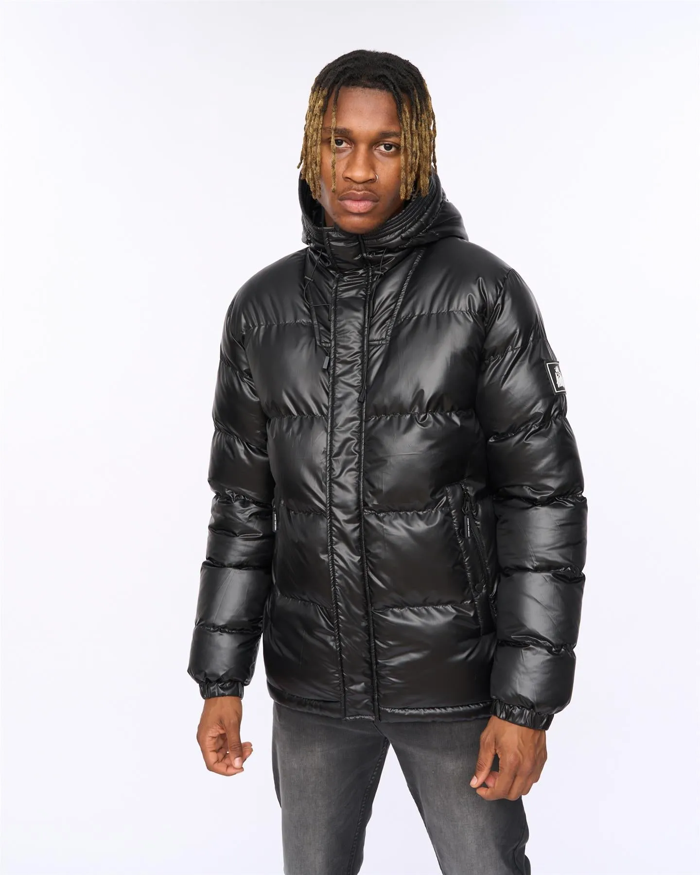 Mens Welcome Puffer Jacket Black sold by Brand Corner