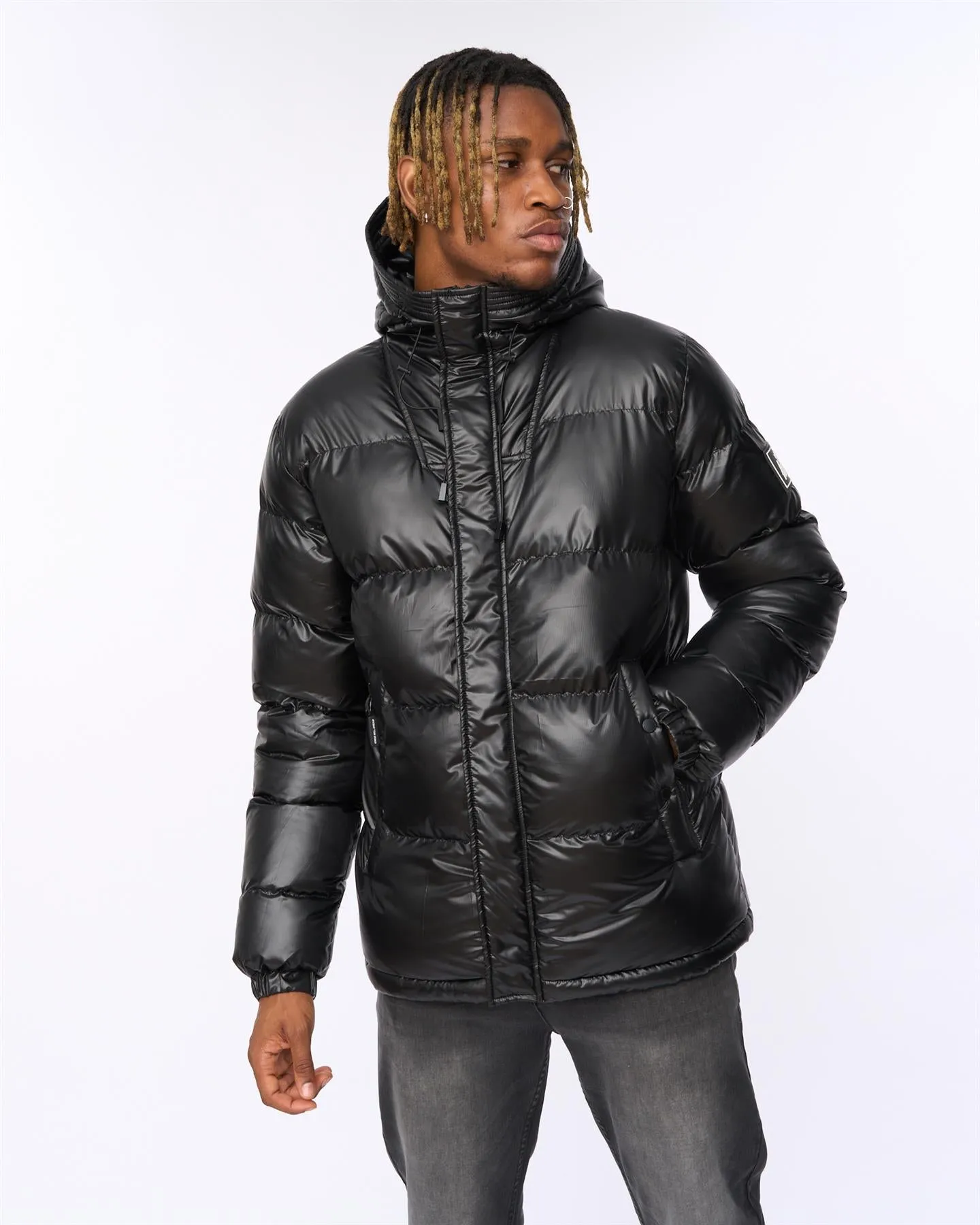 Mens Welcome Puffer Jacket Black sold by Brand Corner product image thumbnail 2