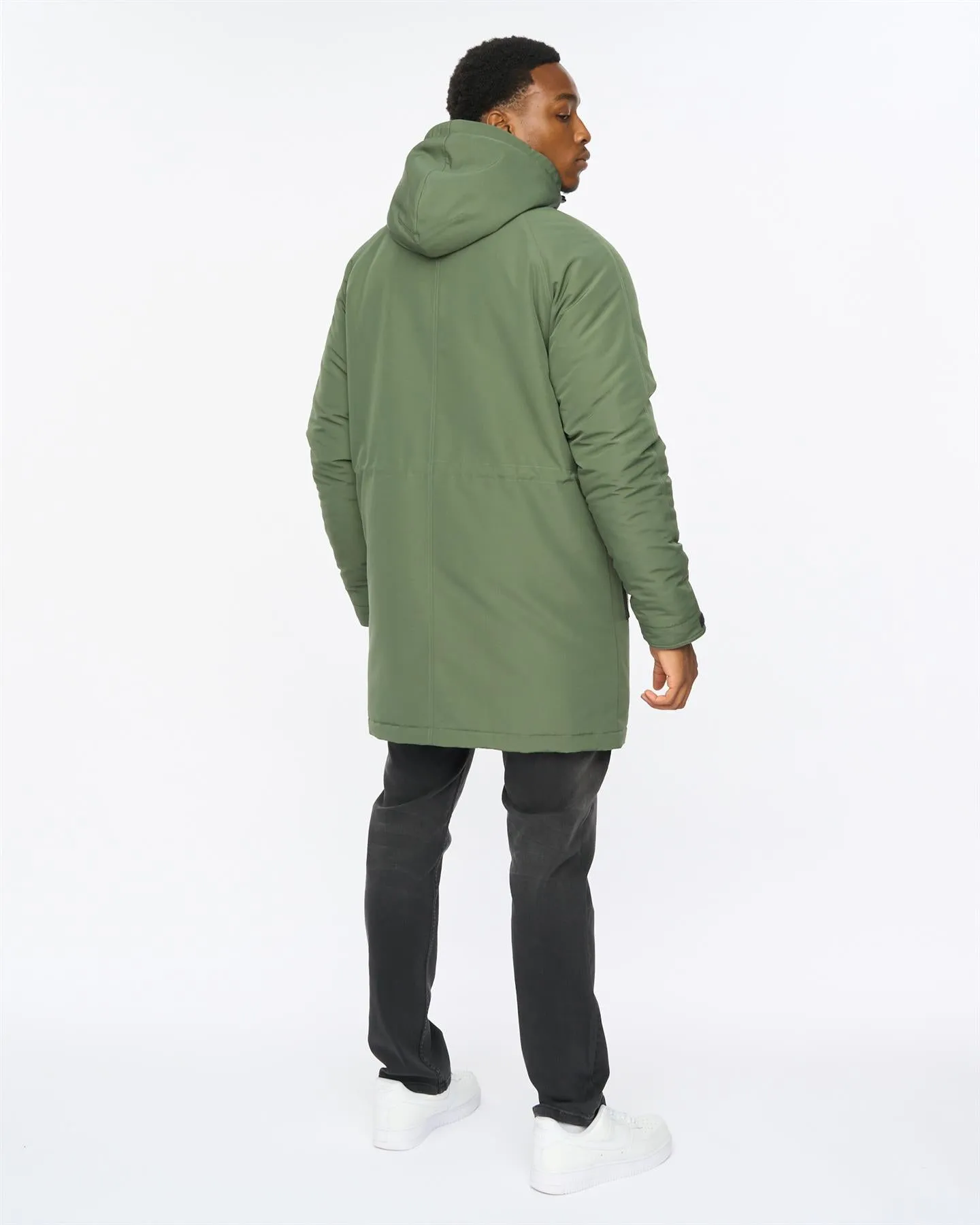 Mens Copfords Parka Dark Olive sold by Brand Corner product image thumbnail 4