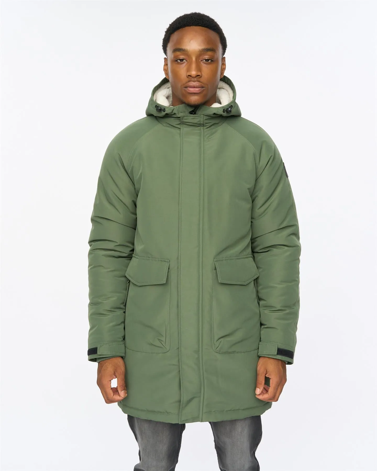 Mens Copfords Parka Dark Olive sold by Brand Corner