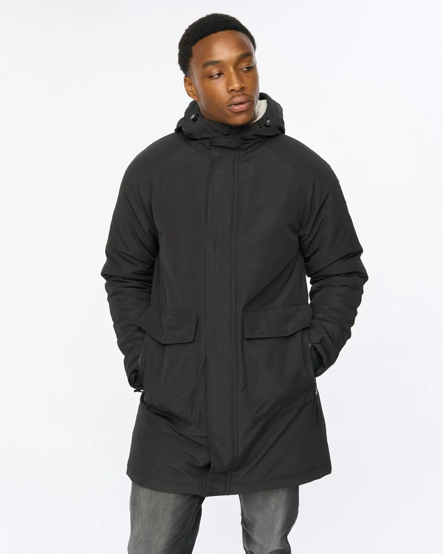 Mens Copfords Parka Black sold by Brand Corner product image thumbnail 3
